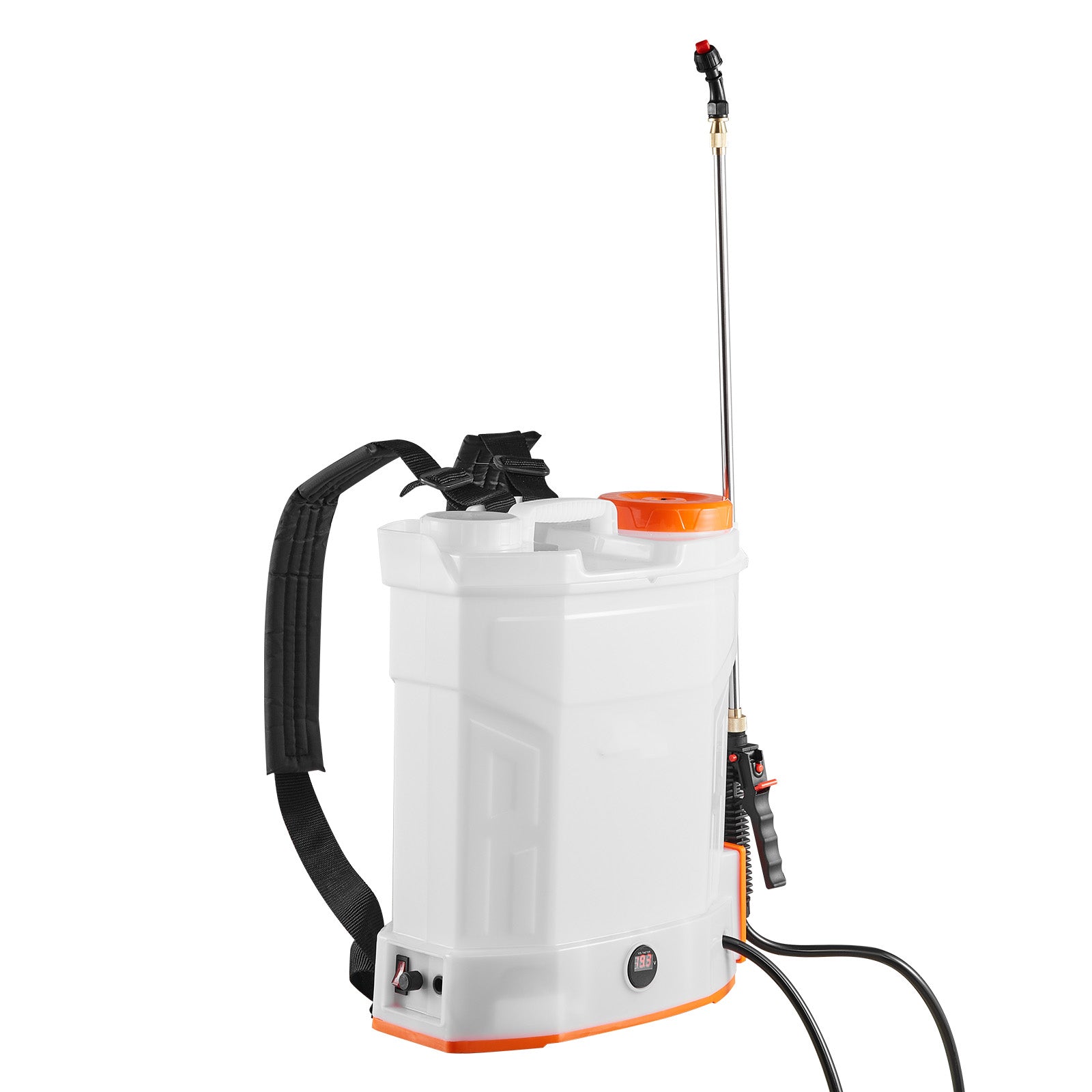 3.2 Gallon Battery Powered Backpack Sprayer 0-90 PSI 2H Runtime for Yard Lawn