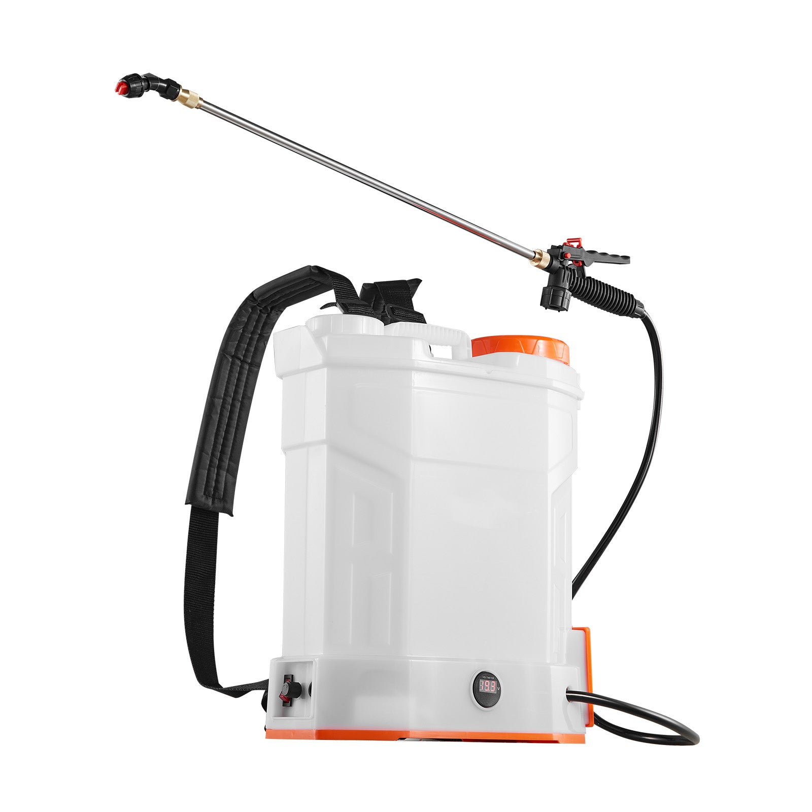 3.2 Gallon Battery Powered Backpack Sprayer 0-90 PSI 2H Runtime for Yard Lawn