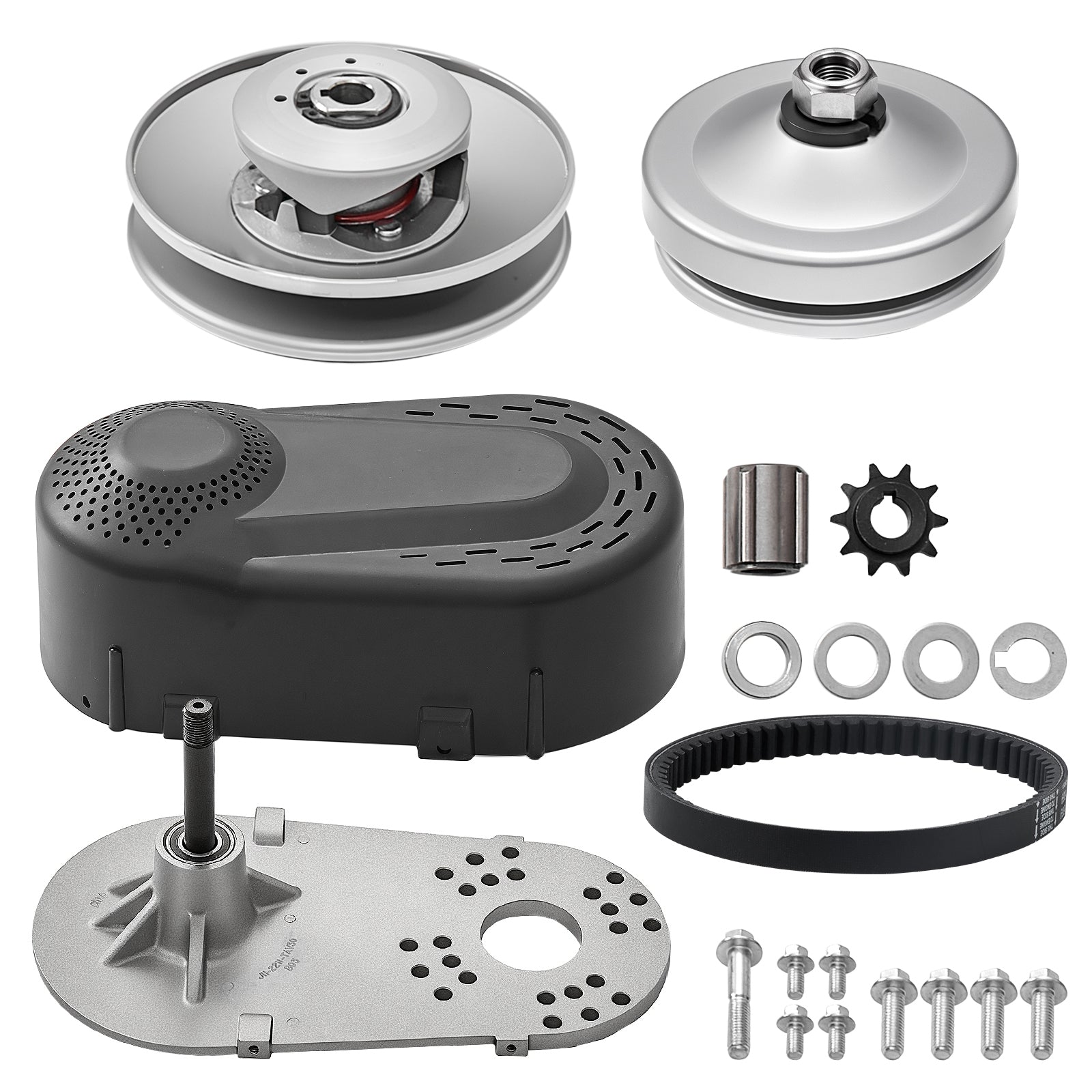2000 RPM Drive Clutch Durable Clutch with 2-8 HP Engine & Rubber Belt