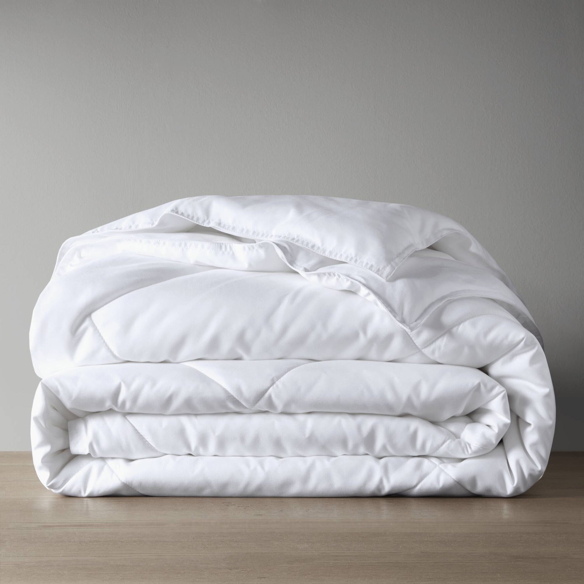 Oversized Down Alternative Comforter White King/Cal King