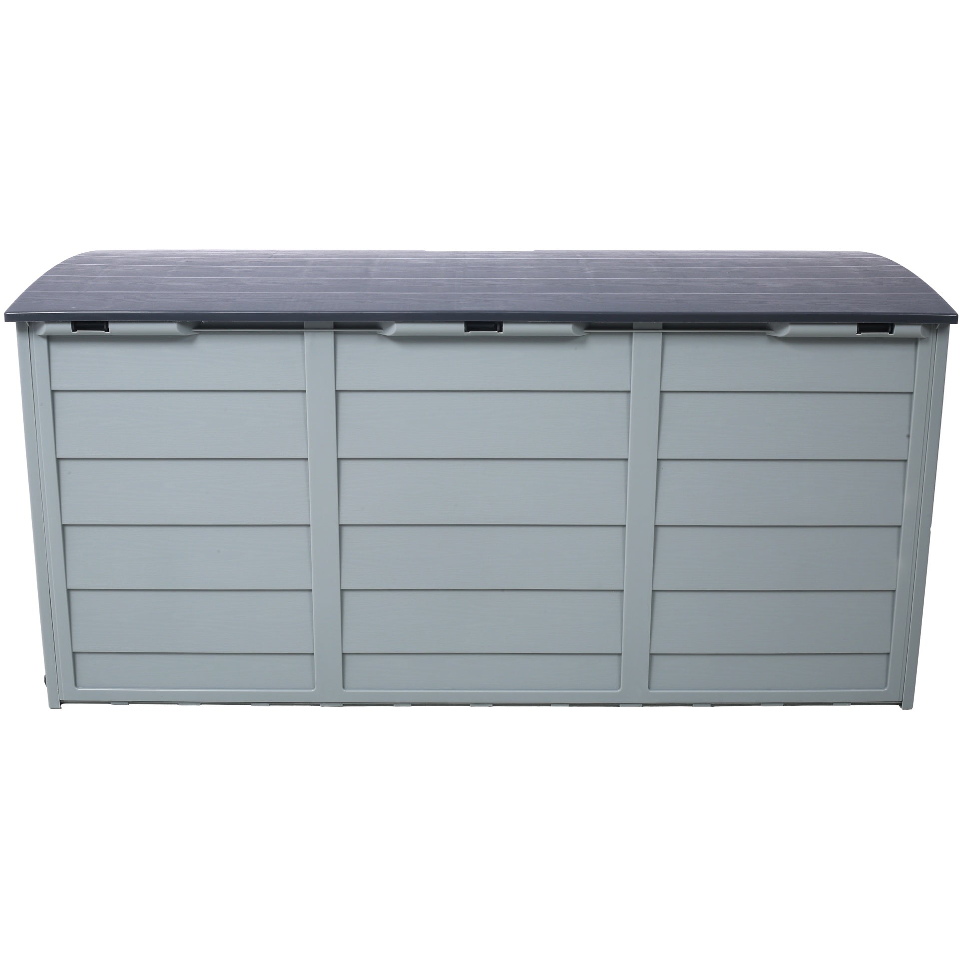 All Weather UV Pool Deck Box Storage Shed Bin Backyard Patio Outdoor w/ Wheel,75 Gallon Resin Deck Box-Organization and Storage for Patio Furniture Outdoor Cushions,Garden Tools and Pool Toys