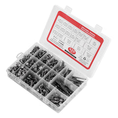 420 Pc Self Drilling Screw Assortment Set #8 #10 Hex/Phillips Head 1/2 to 2 Inch