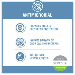 100% Cotton Bath Sheet Antimicrobial 2 Piece Set