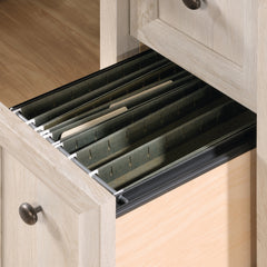 Coastal Computer Desk with Slide-Out Keyboard Tray, Gray finish
