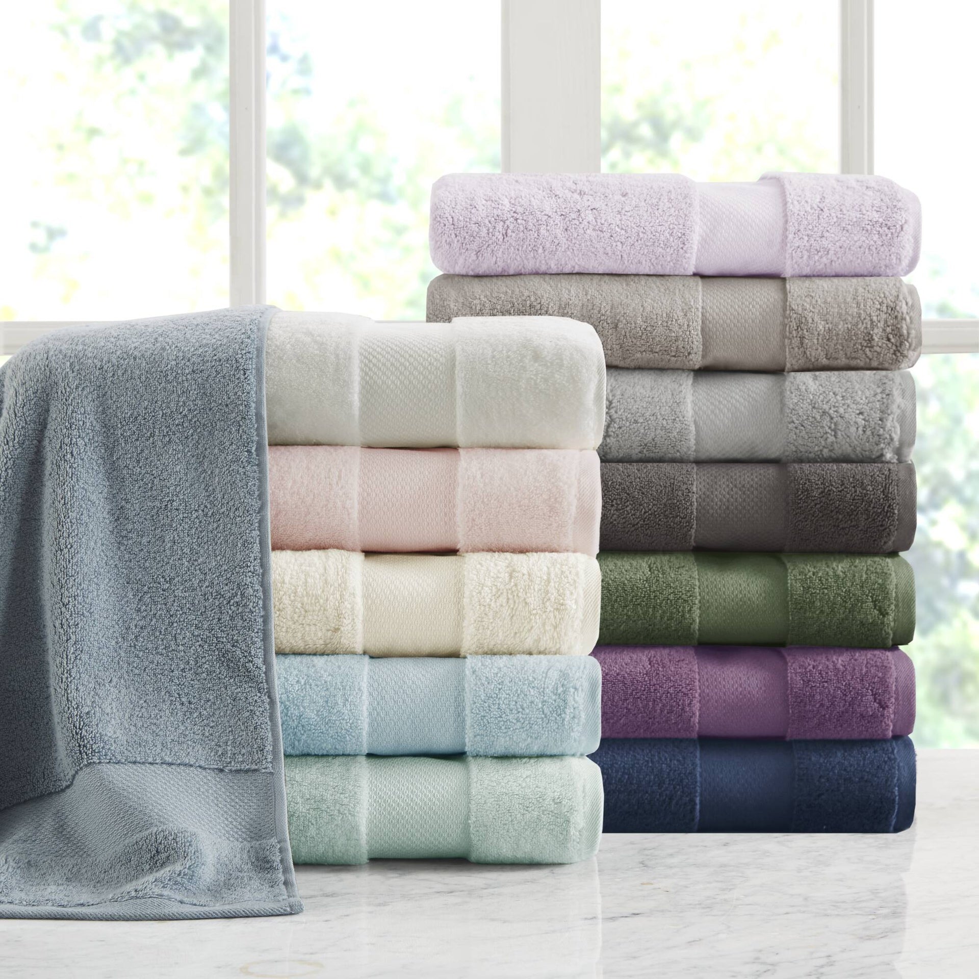 Cotton 6 Piece Bath Towel Set 6-Piece