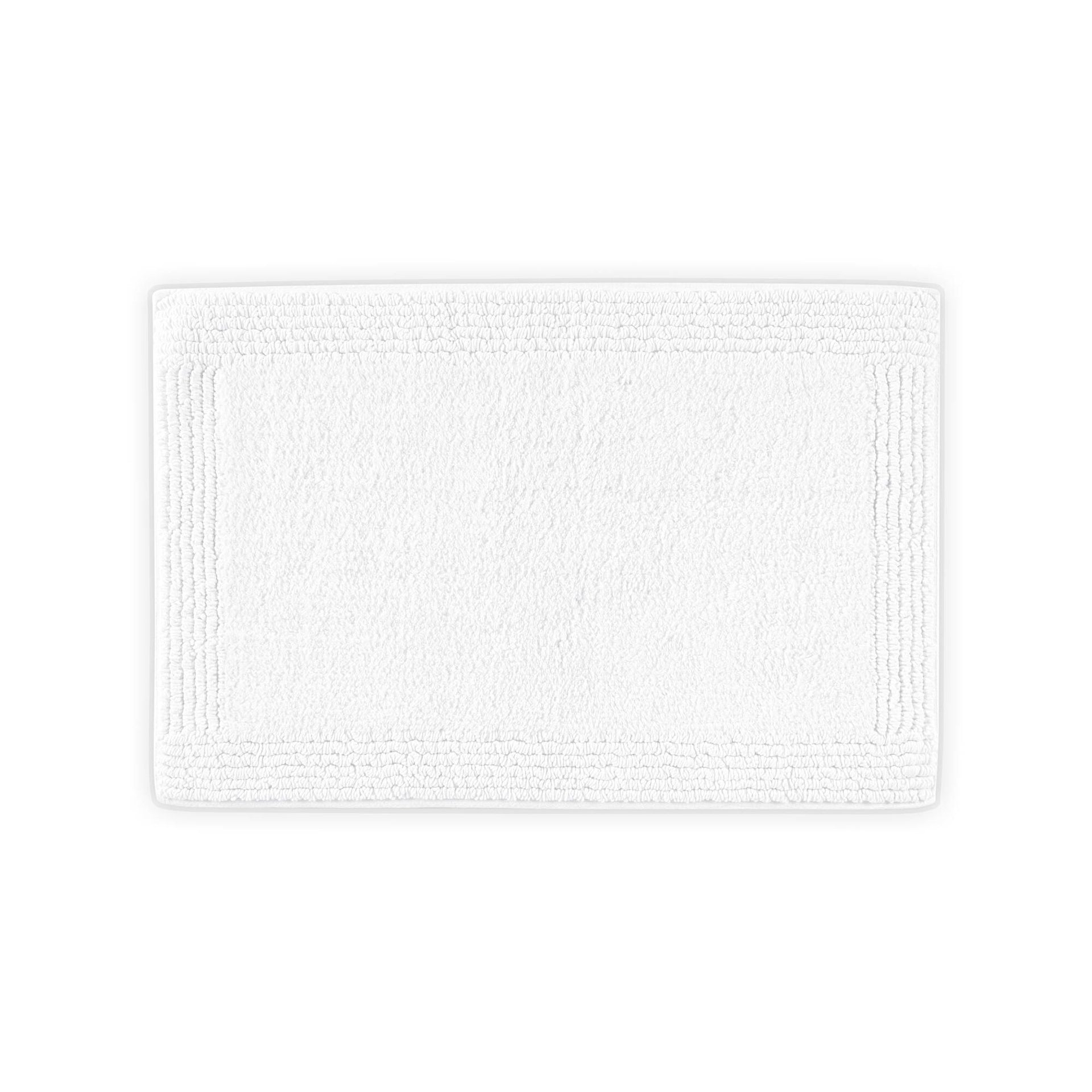 1 PCS 24x60" 100% Cotton Tufted 3000 GSM Reversible Bath Rug White