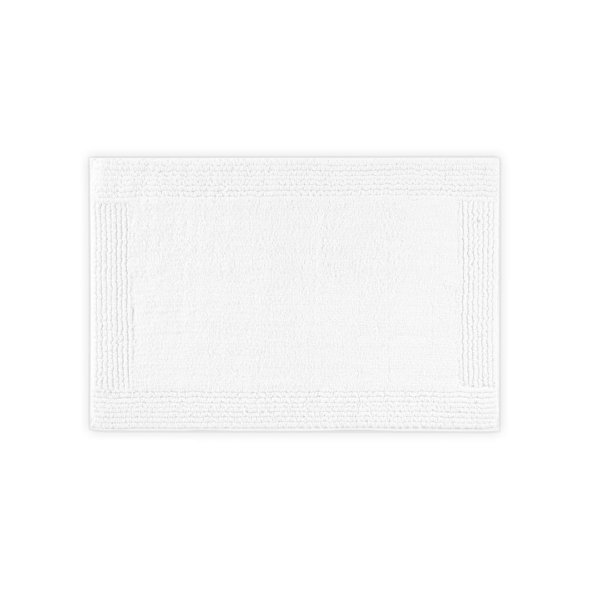 1 PCS 24x60" 100% Cotton Tufted 3000 GSM Reversible Bath Rug White