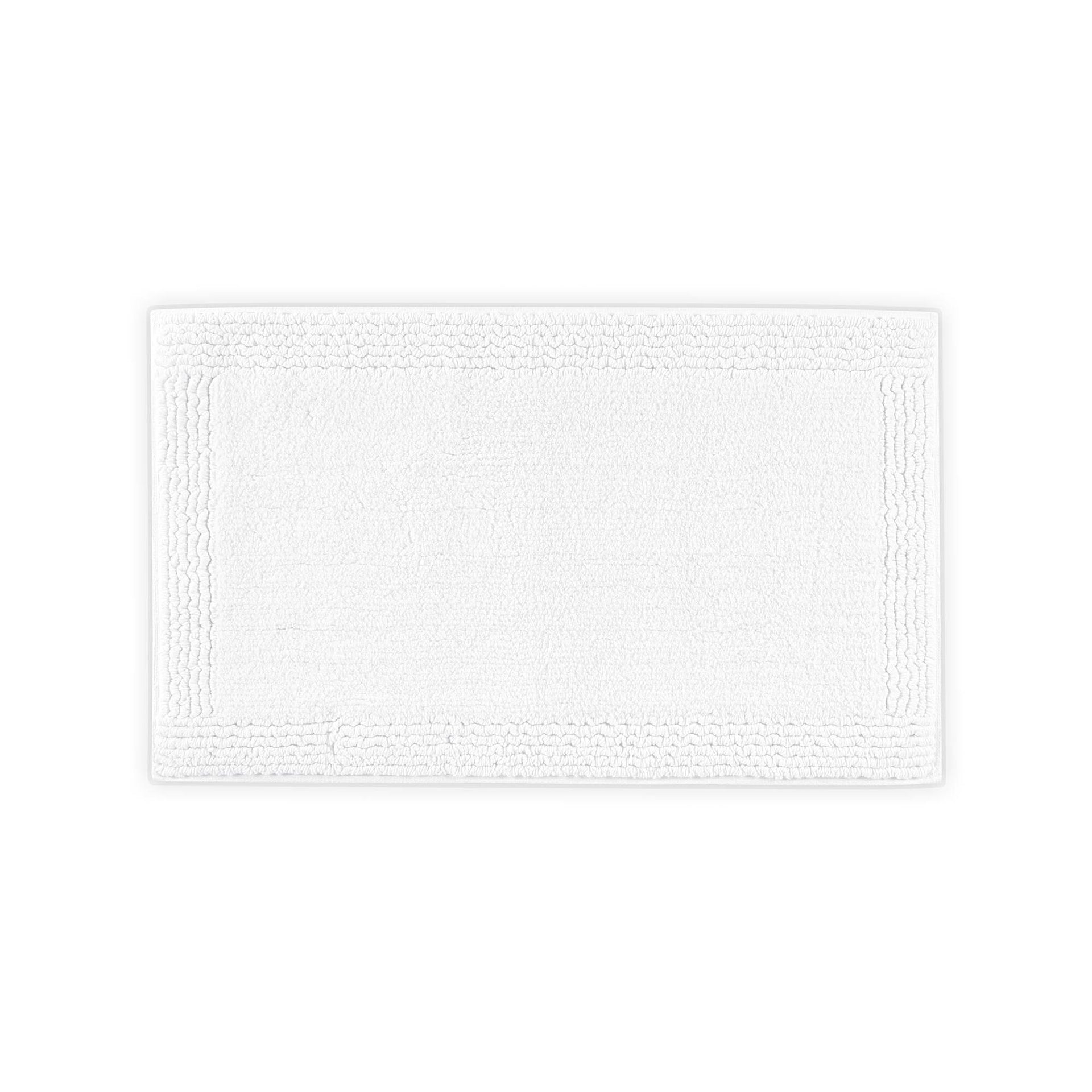 1 PCS 24x60" 100% Cotton Tufted 3000 GSM Reversible Bath Rug White