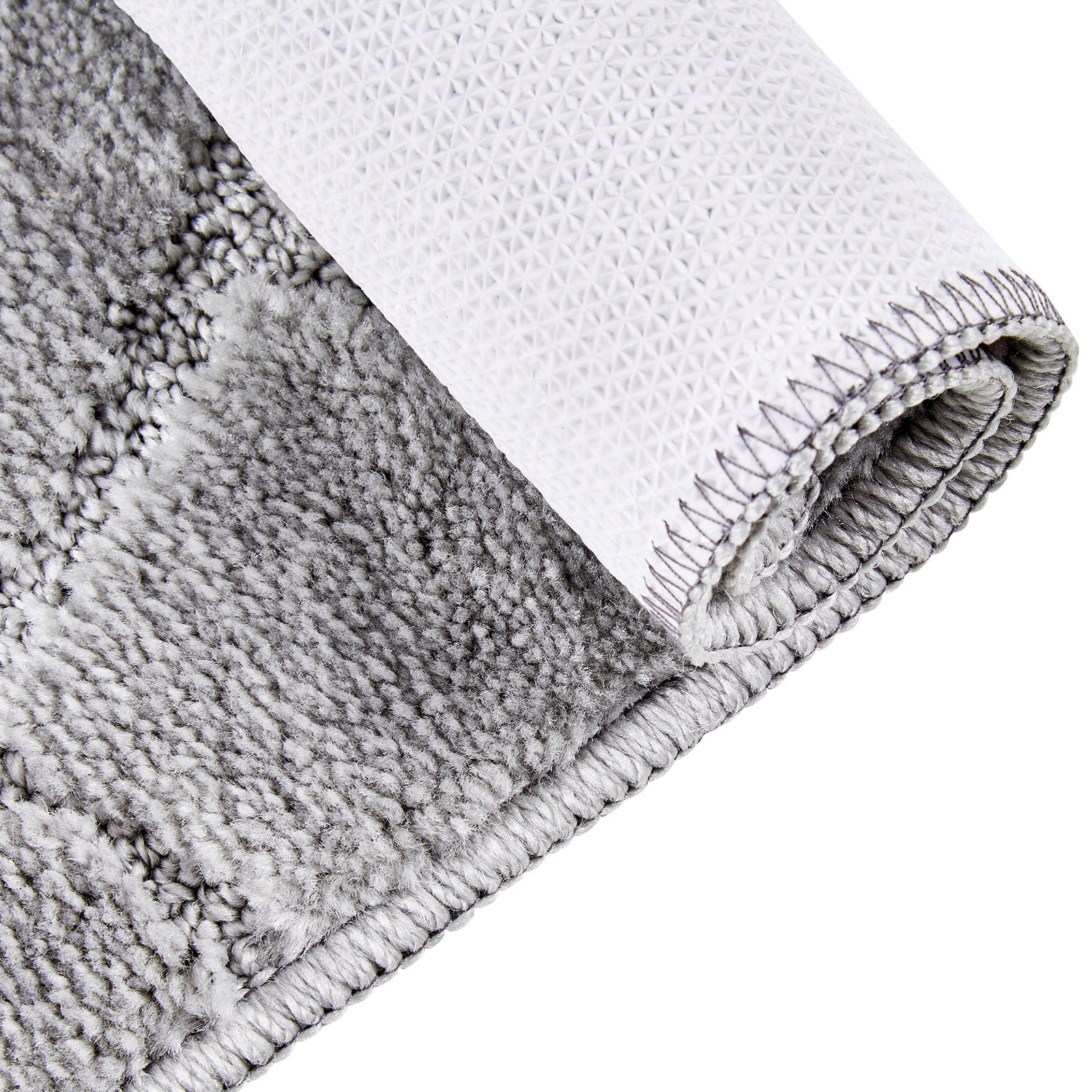 Door Mat, 35.83 x 24.02 Inch, Front Door Mat Outside Entrance with Non-slip TPR Backing, Dirt-Resistant & Absorbent, Easy to Clean, Low-Profile Doormat for for Entryway, Patio, Porch, Grey