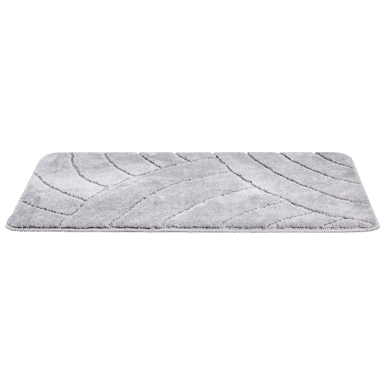 Door Mat, 35.83 x 24.02 Inch, Front Door Mat Outside Entrance with Non-slip TPR Backing, Dirt-Resistant & Absorbent, Easy to Clean, Low-Profile Doormat for for Entryway, Patio, Porch, Grey