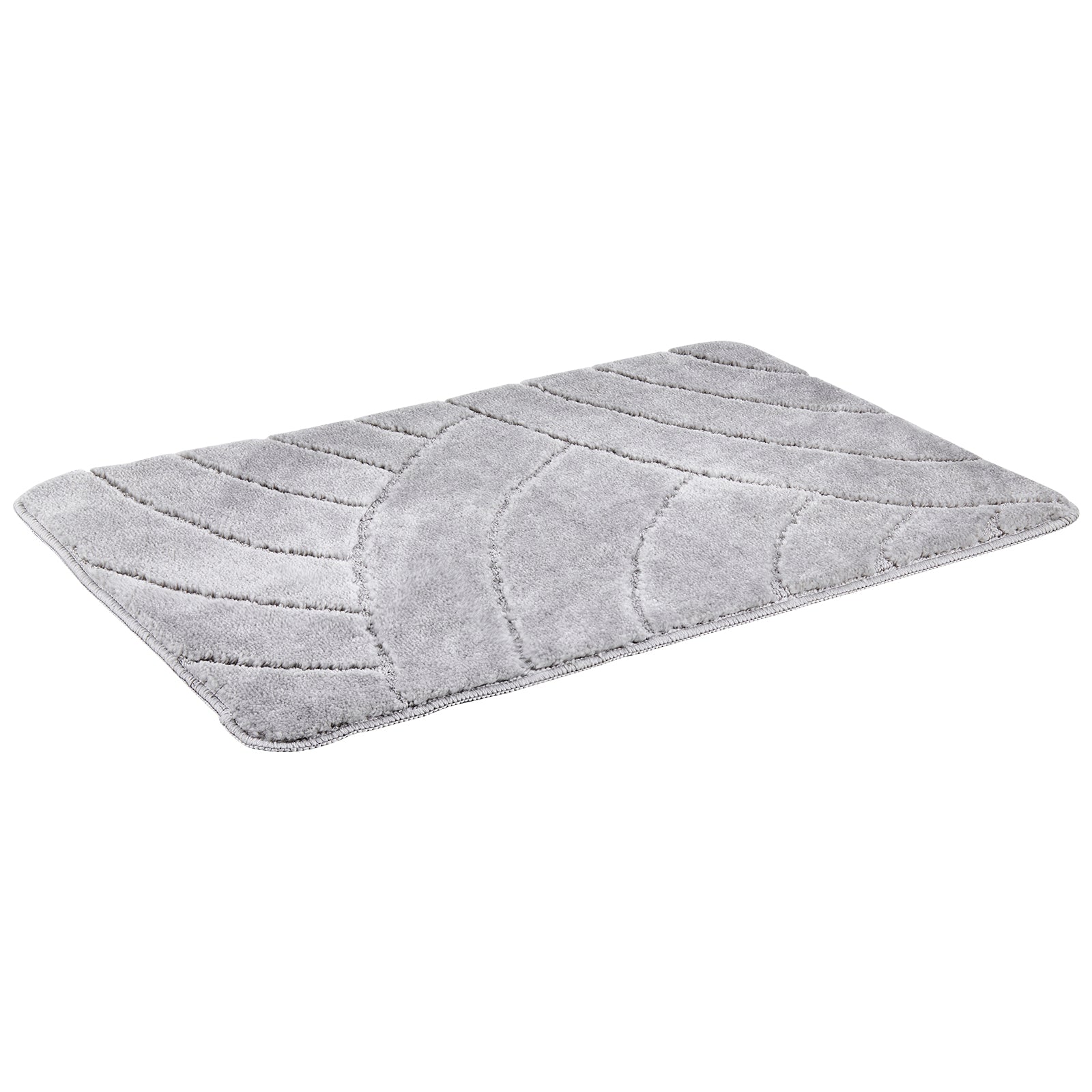 Door Mat, 35.83 x 24.02 Inch, Front Door Mat Outside Entrance with Non-slip TPR Backing, Dirt-Resistant & Absorbent, Easy to Clean, Low-Profile Doormat for for Entryway, Patio, Porch, Grey