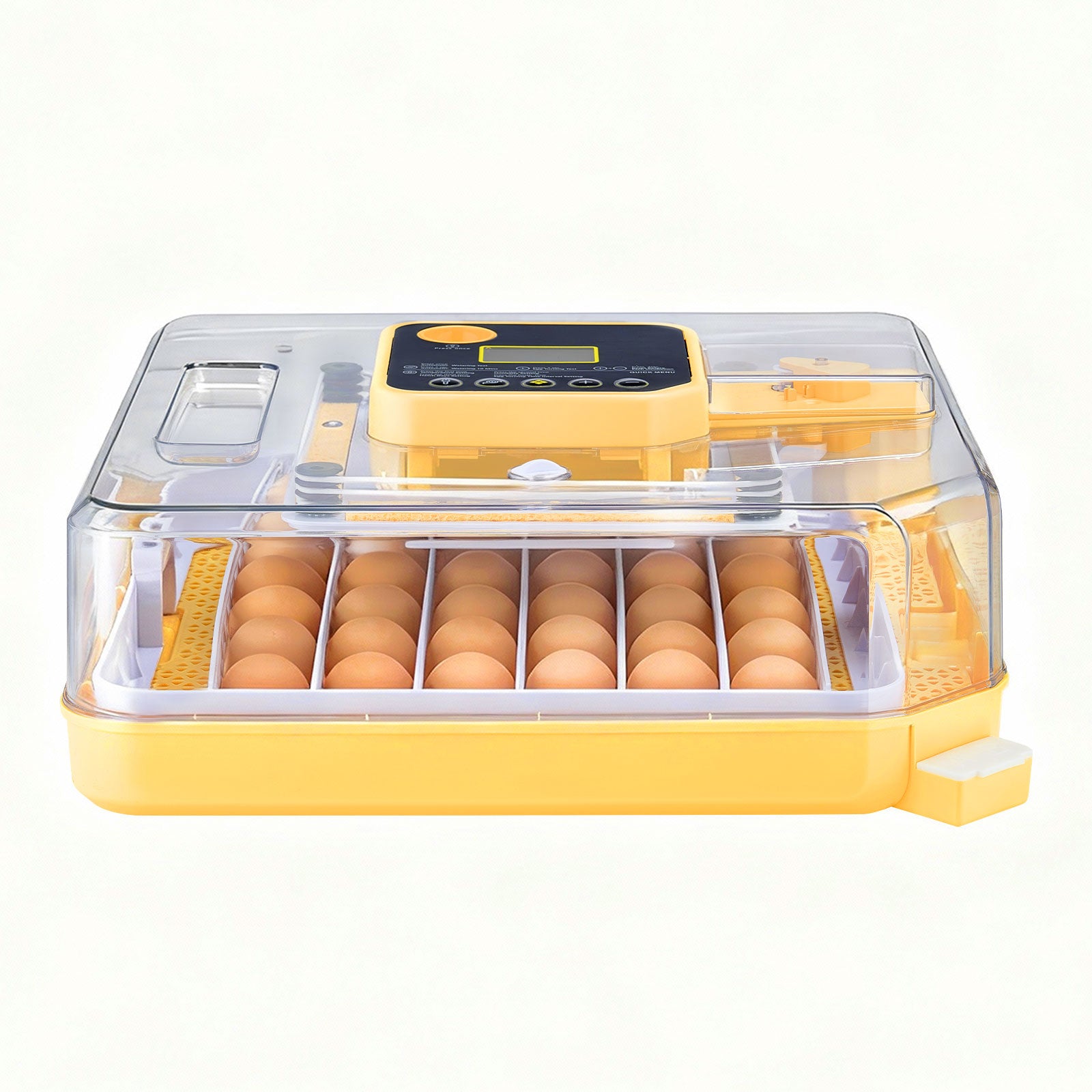 48 Egg Incubator, Automatic Egg Turner with LED Candler, Temperature Display & Auto Humidity Control, 360° View Clear Window, Poultry Eggs Incubator for Hatching Chicks Ducks Goose Quail