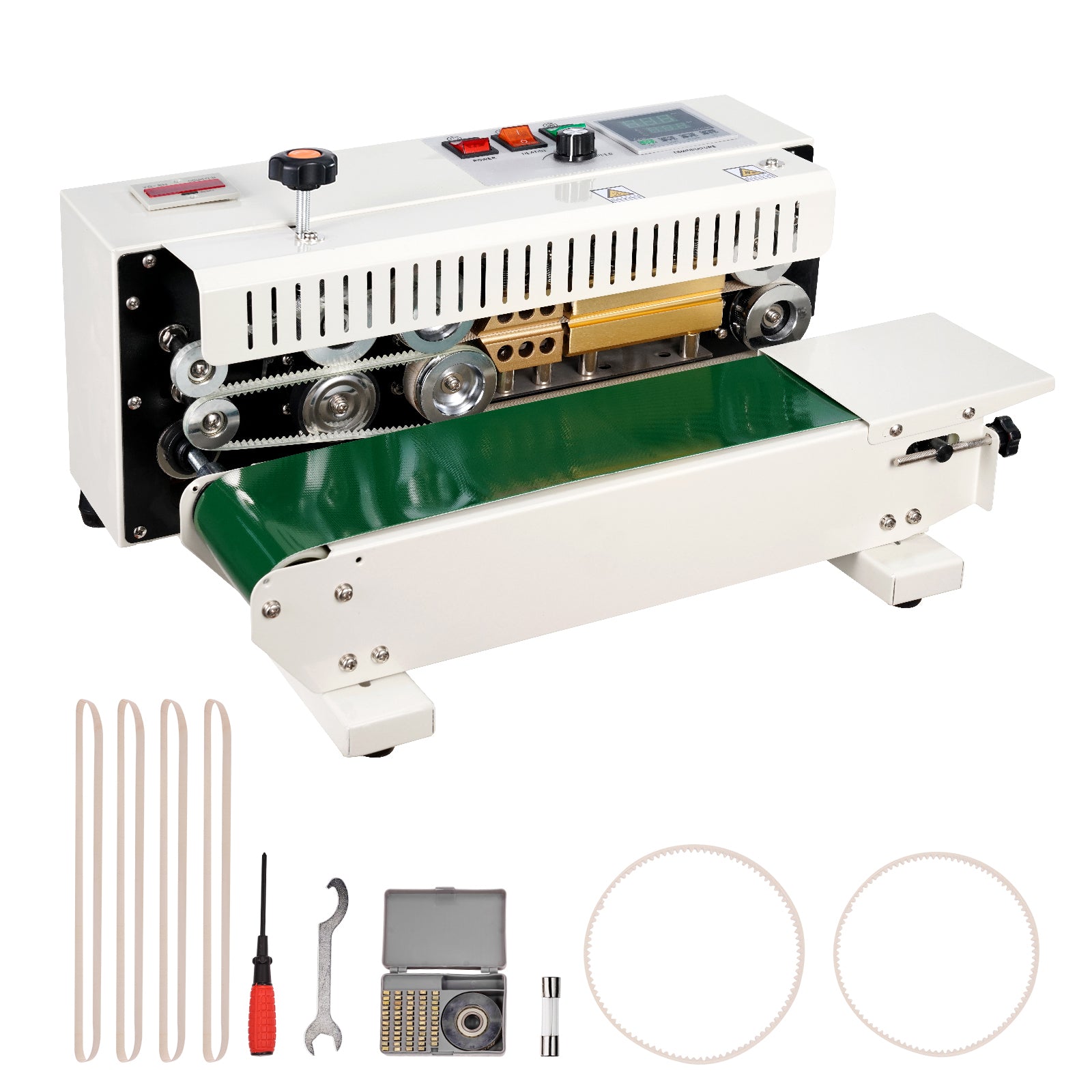 Continuous Bag Band Sealing Machine Horizontal Band Sealer Count Function