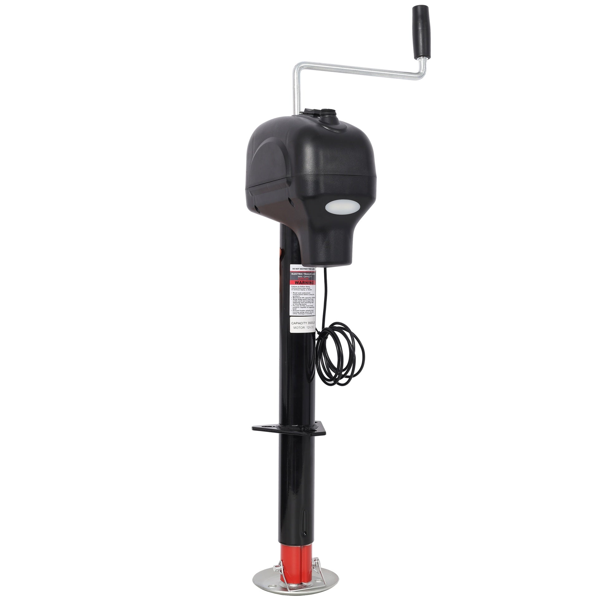 3500lbs Electric Power Tongue Jack for RV Trailer & Camper w/waterproof cover 12V DC