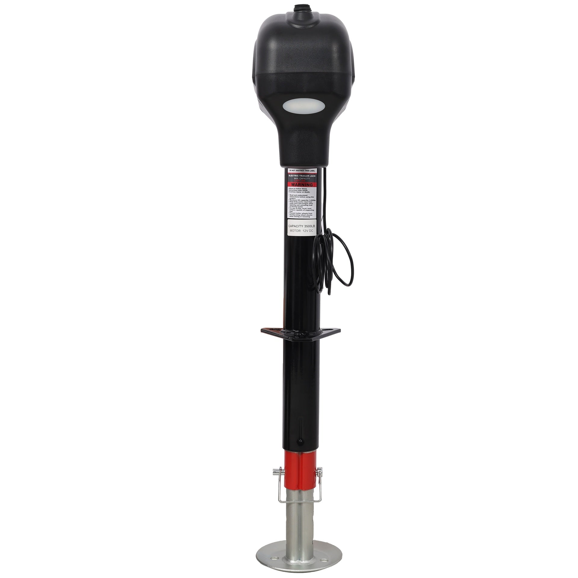 3500lbs Electric Power Tongue Jack for RV Trailer & Camper w/waterproof cover 12V DC