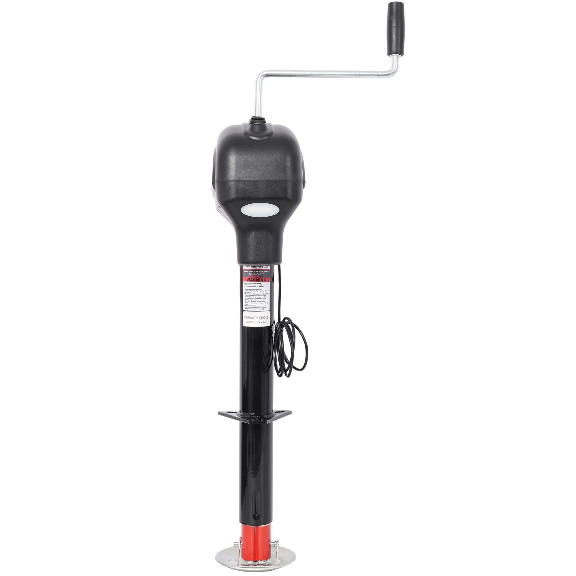 3500lbs Electric Power Tongue Jack for RV Trailer & Camper w/waterproof cover 12V DC