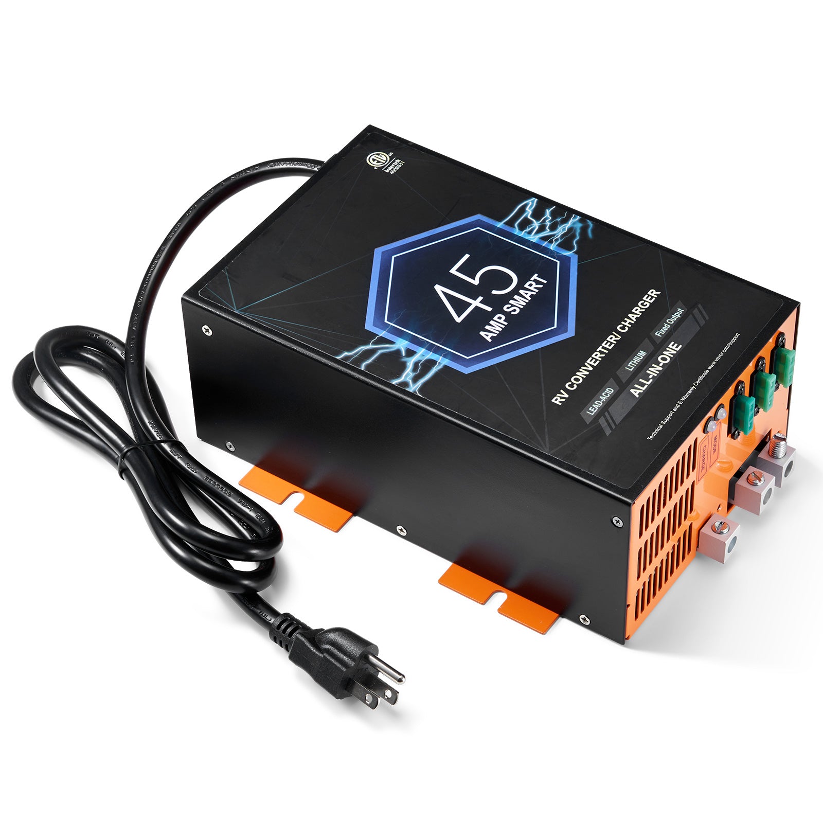 RV Converter 45 Amp 110V AC to 12V DC RV Power Converter Battery Charger