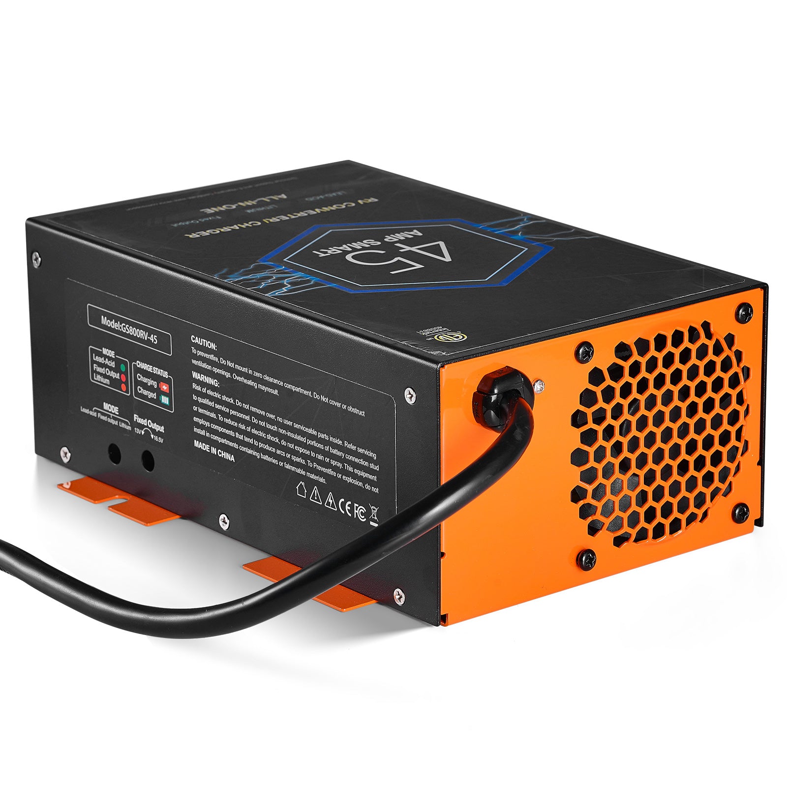 RV Converter 45 Amp 110V AC to 12V DC RV Power Converter Battery Charger