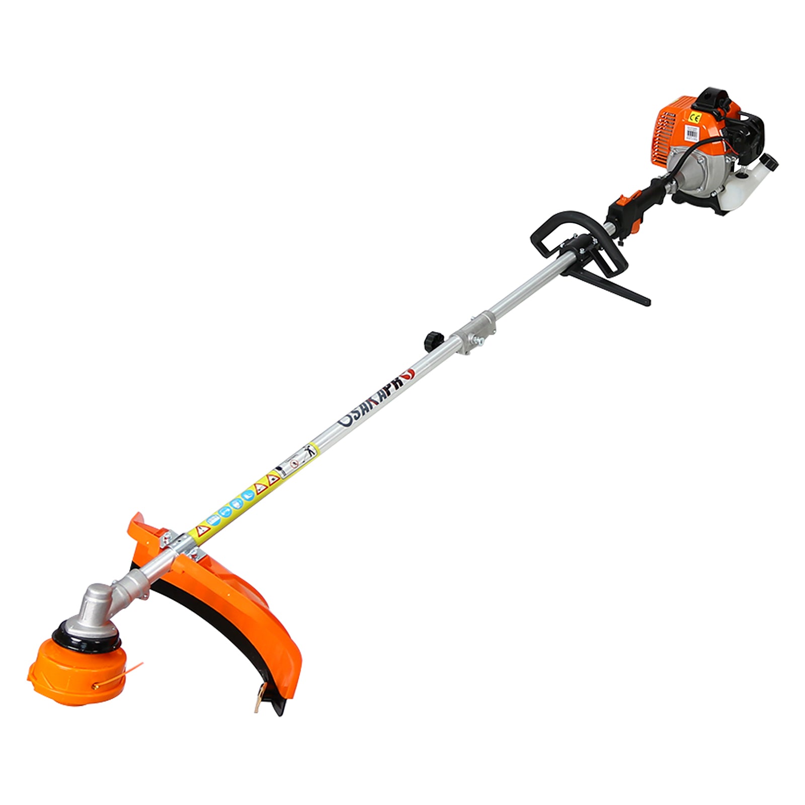 4 in 1 Multi-Functional Trimming Tool, 52CC 2-Cycle Garden Tool System with Gas Pole Saw, Hedge Trimmer, Grass Trimmer, and Brush Cutter EPA Compliant