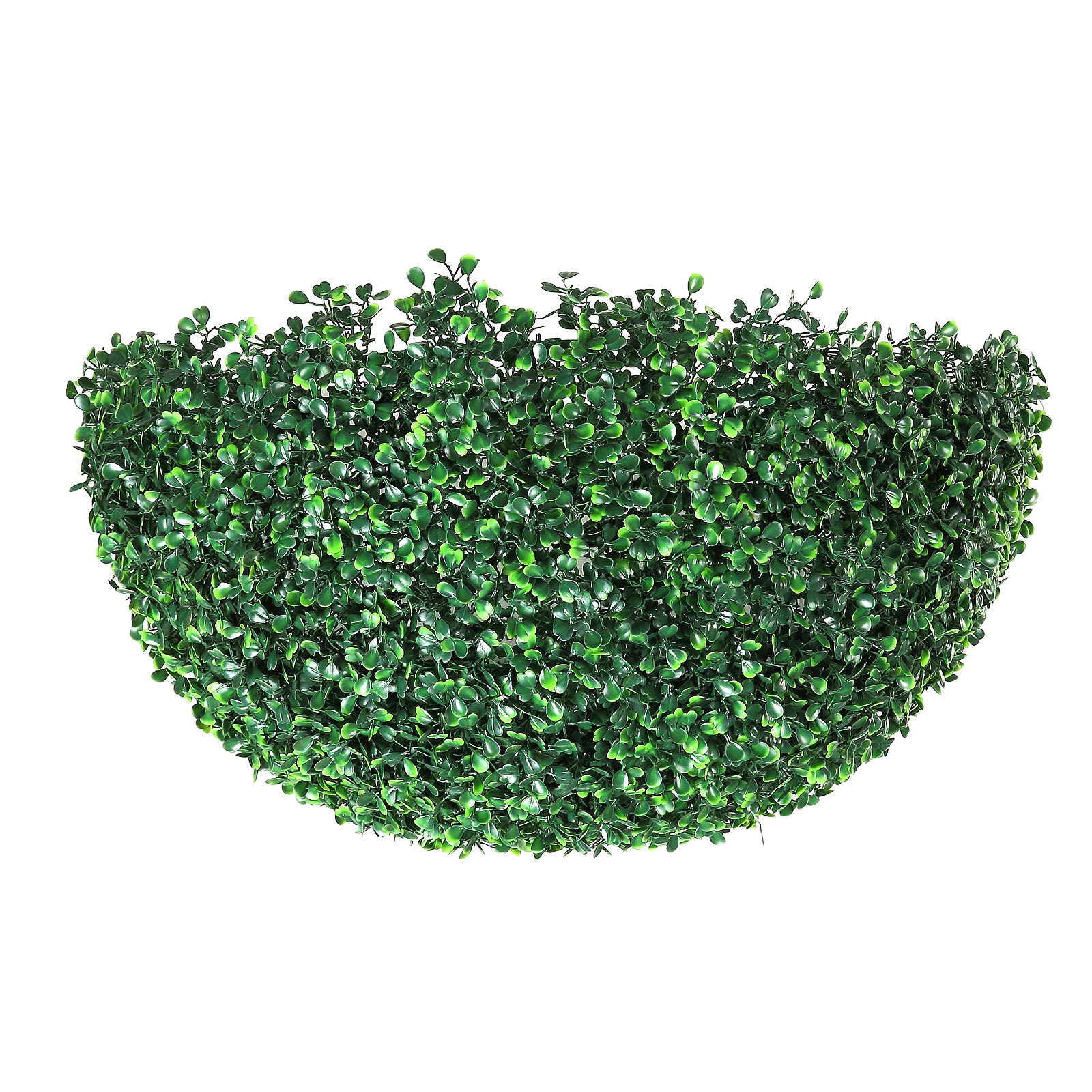 Artificial Topiary Boxwood Trees, 16 Inches Tall (Set of 2), Ball-Shaped Faux Topiary Plants, Year-Round Green Artificial Decorative Balls for Backyard, Balcony, Garden, Wedding, and Home Décor