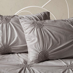 6 Piece Reversible Daybed Cover Set Dark Gray Daybed