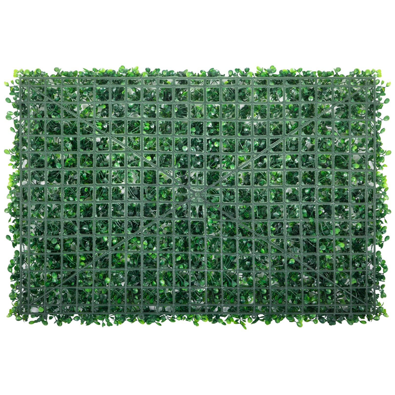 Artificial Boxwood Panel UV 24pcs Boxwood Hedge Wall Panels Artificial Grass Backdrop Wall 24" X 16" 4 cm Green Grass Wall, Fake Hedge for Decor Privacy Fence Indoor, Outdoor Garden Backyard