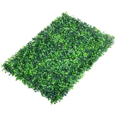 Artificial Boxwood Panel UV 24pcs Boxwood Hedge Wall Panels Artificial Grass Backdrop Wall 24" X 16" 4 cm Green Grass Wall, Fake Hedge for Decor Privacy Fence Indoor, Outdoor Garden Backyard