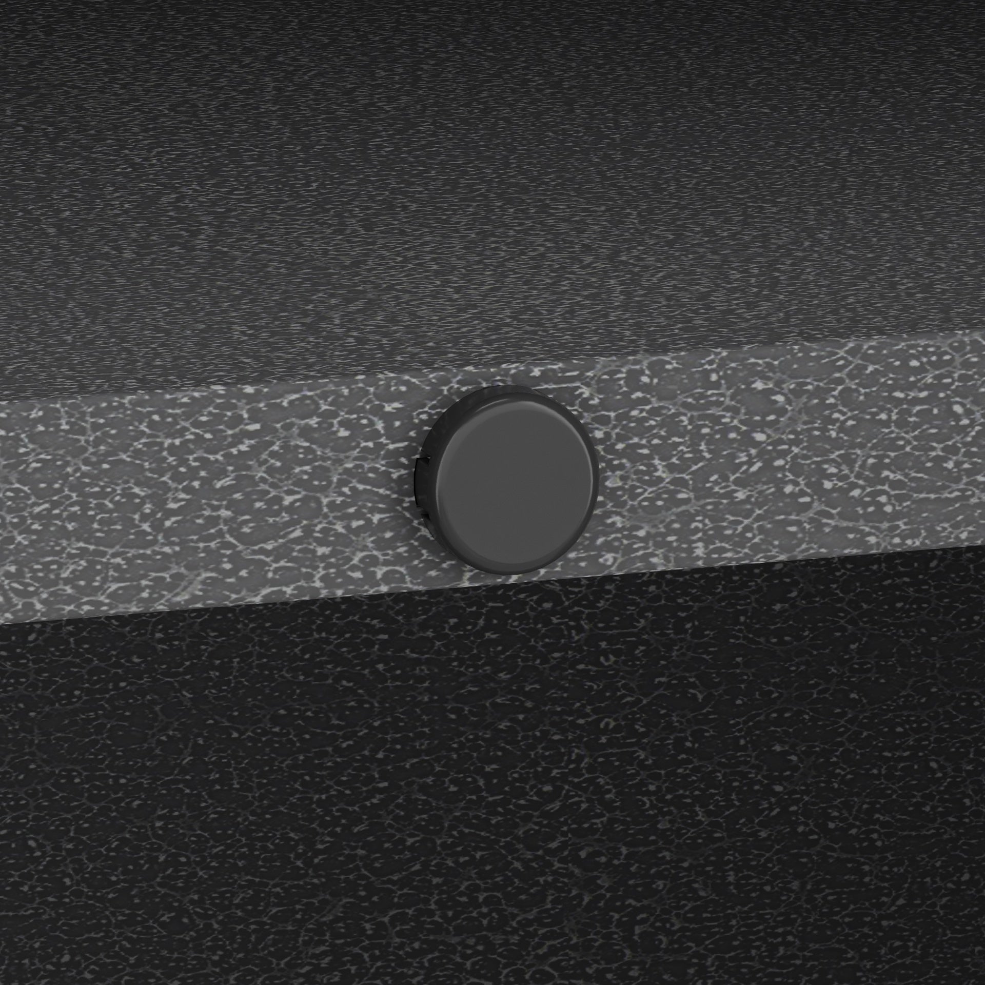 Floating Garage Cabinet in Dark Gray