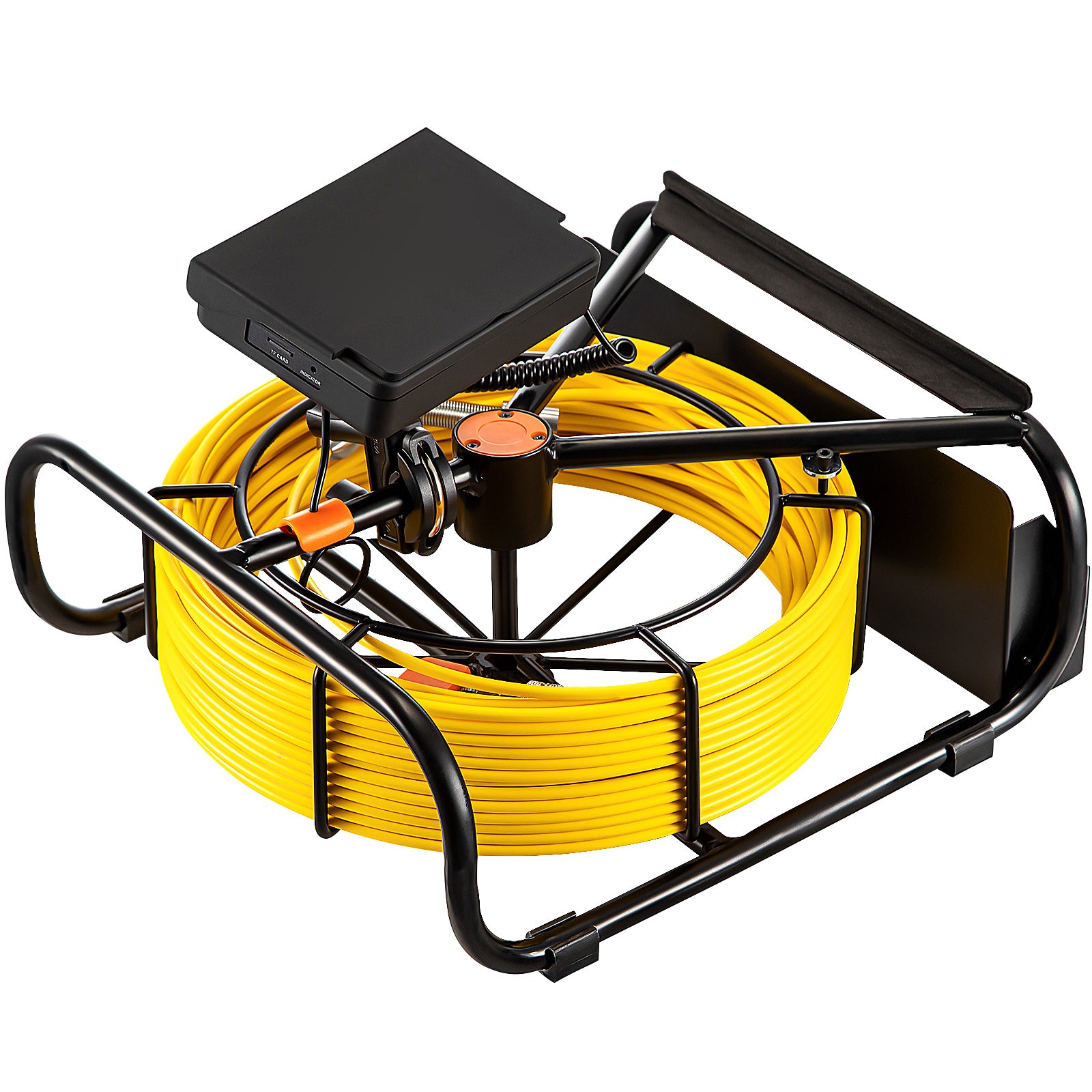 Sewer Camera, 164 ft/50 m, 4.3" Pipe Drain Inspection Camera with DVR Function and LED Lights, Waterproof IP68 Borescope, Industrial Endoscope for Home Wall Duct Drain Pipe Plumbing (Without Wheels)