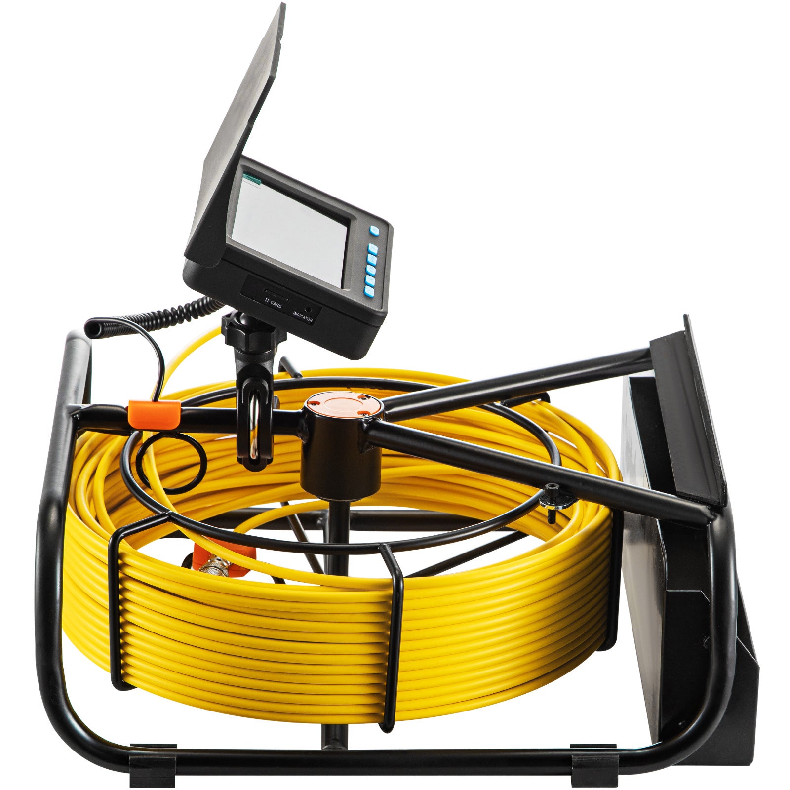 Sewer Camera, 164 ft/50 m, 4.3" Pipe Drain Inspection Camera with DVR Function and LED Lights, Waterproof IP68 Borescope, Industrial Endoscope for Home Wall Duct Drain Pipe Plumbing (Without Wheels)