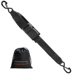 Retractable Ratchet Straps Tie Down Straps 2 in x 2 ft for Boat (2 Pack)