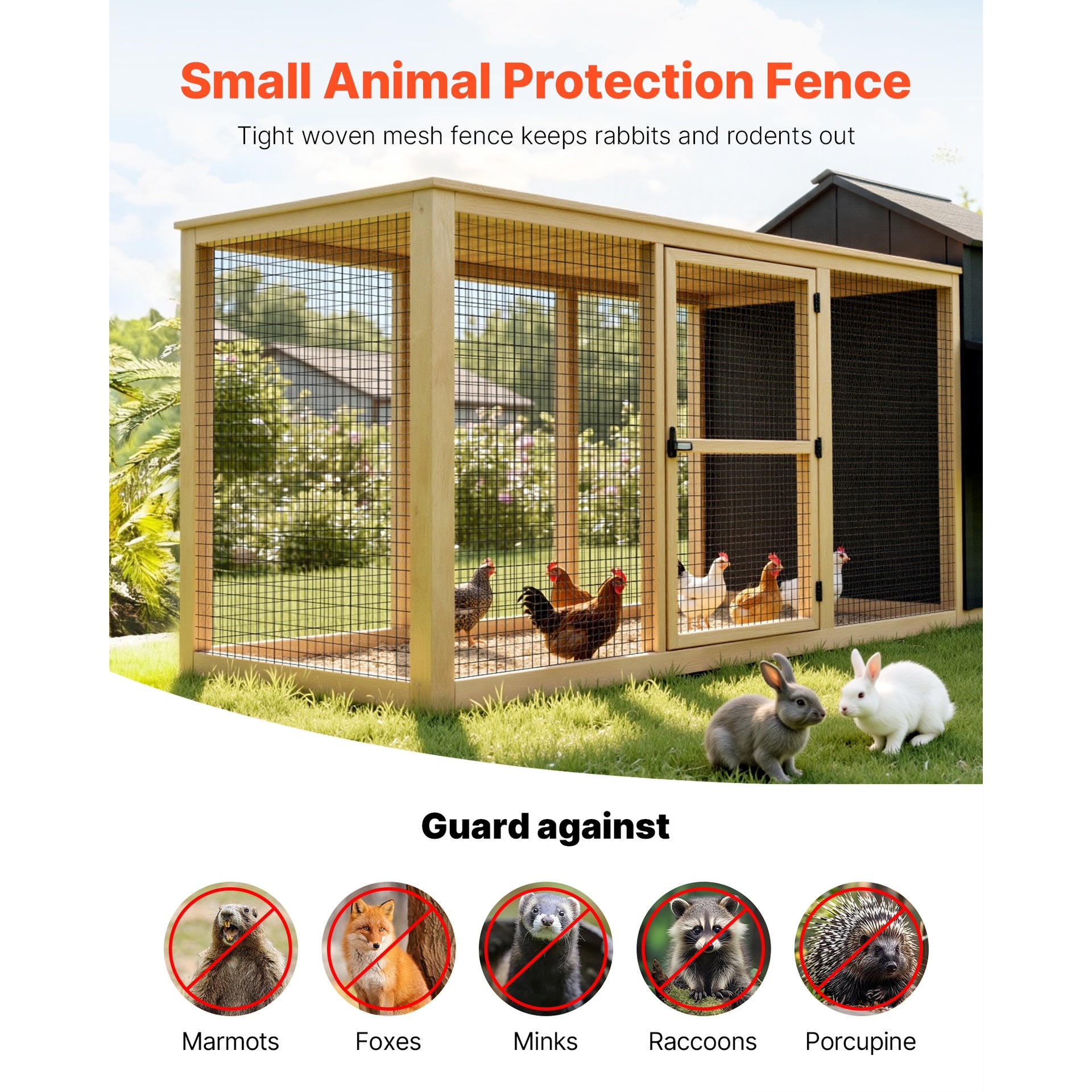 Hardware Cloth 24 in x 25 ft, 2 x 3 in Mesh 16 Gauge Galvanized Wire Mesh Roll, Weather-Resistant Vinyl Coated Chicken Wire Fencing, Heavy Duty Welded Garden Plant Fencing for Rabbit Cage Snake