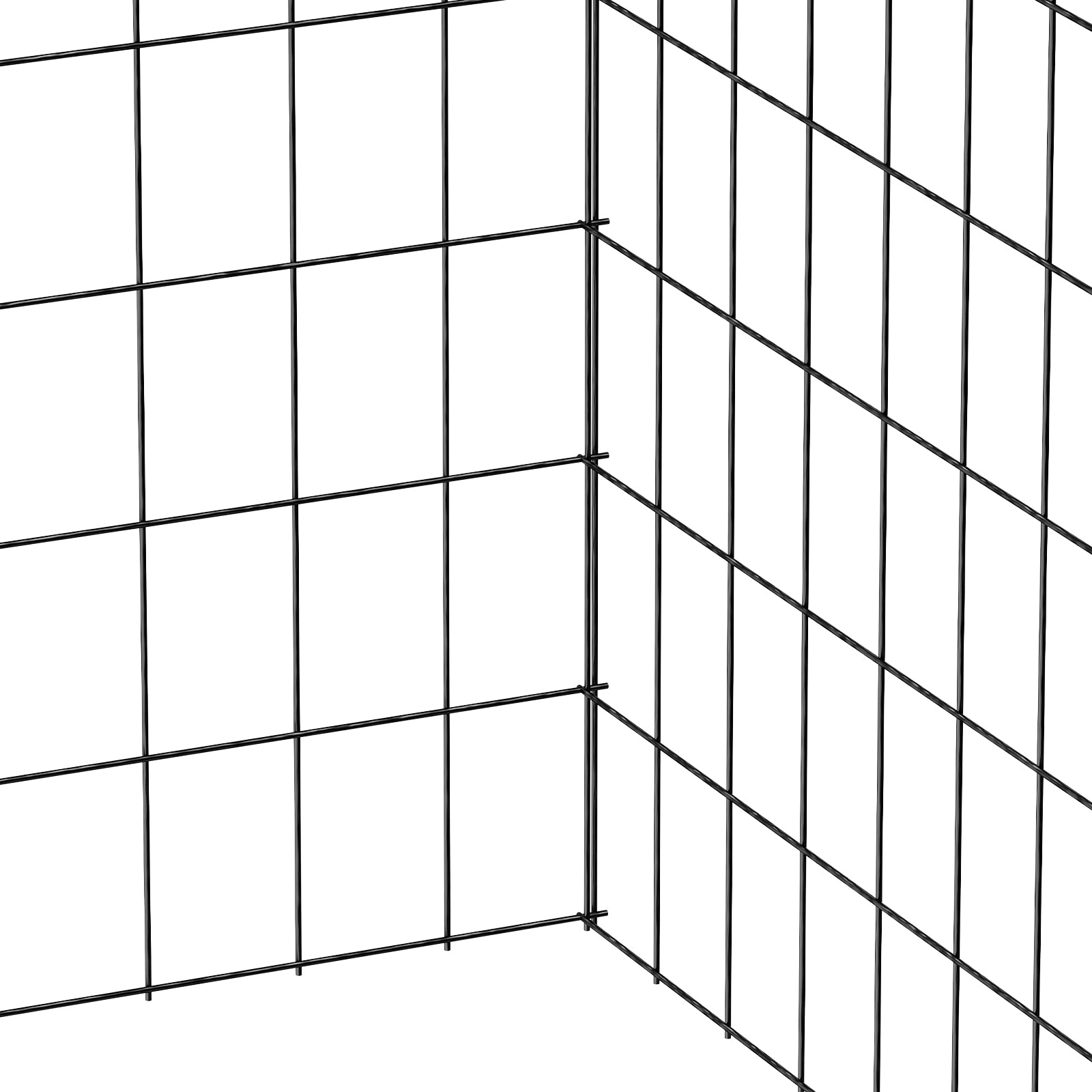 Hardware Cloth 24 in x 25 ft, 2 x 3 in Mesh 16 Gauge Galvanized Wire Mesh Roll, Weather-Resistant Vinyl Coated Chicken Wire Fencing, Heavy Duty Welded Garden Plant Fencing for Rabbit Cage Snake