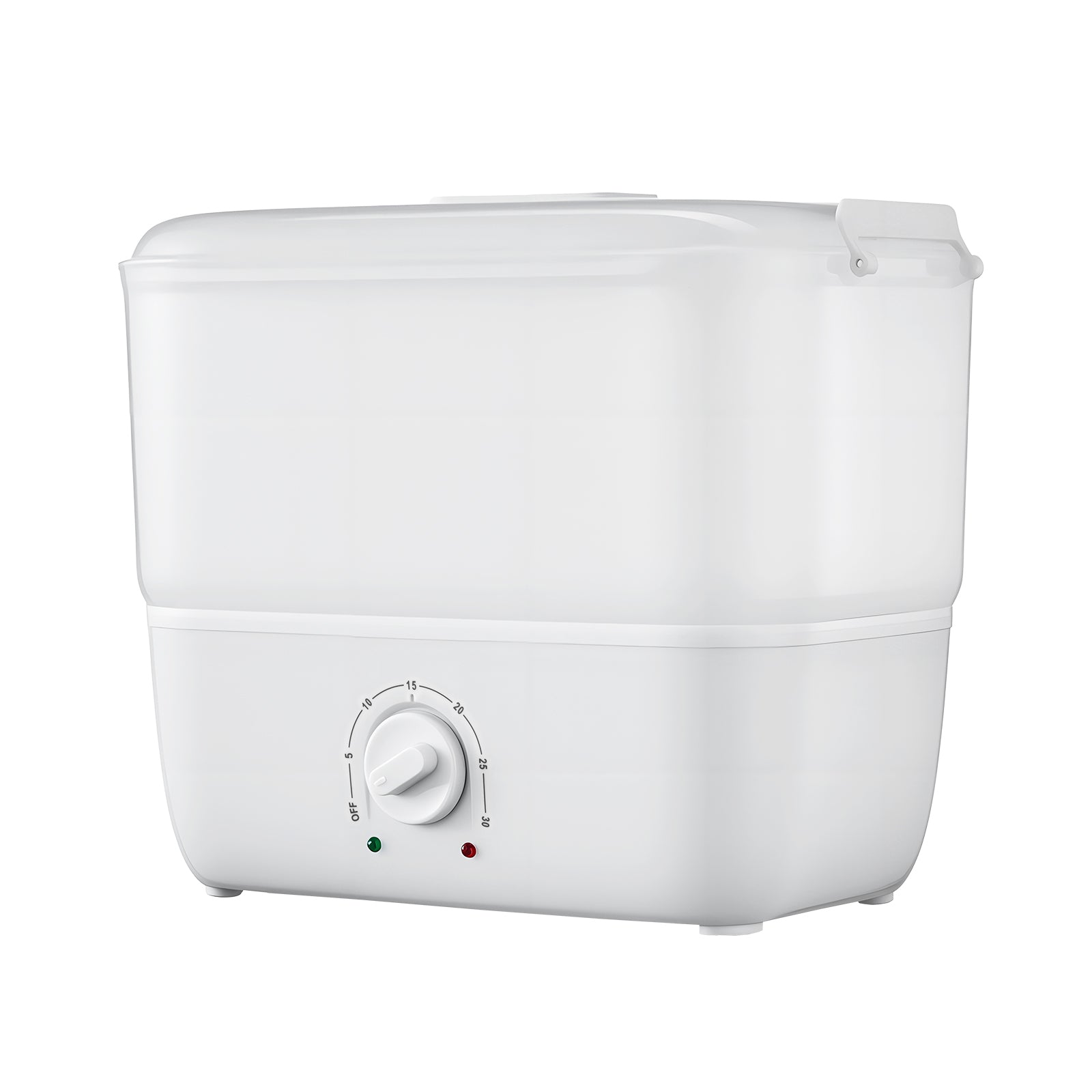 Hot Towel Warmer, 1.1 gal Small Towel Steamer with Clip & Indicator, Holds 12-15 Towels, Portable Facial Warmer Quickly Heats Up in 5 Minutes, for Spa, Barber, Manicures, Massage, Salon, White
