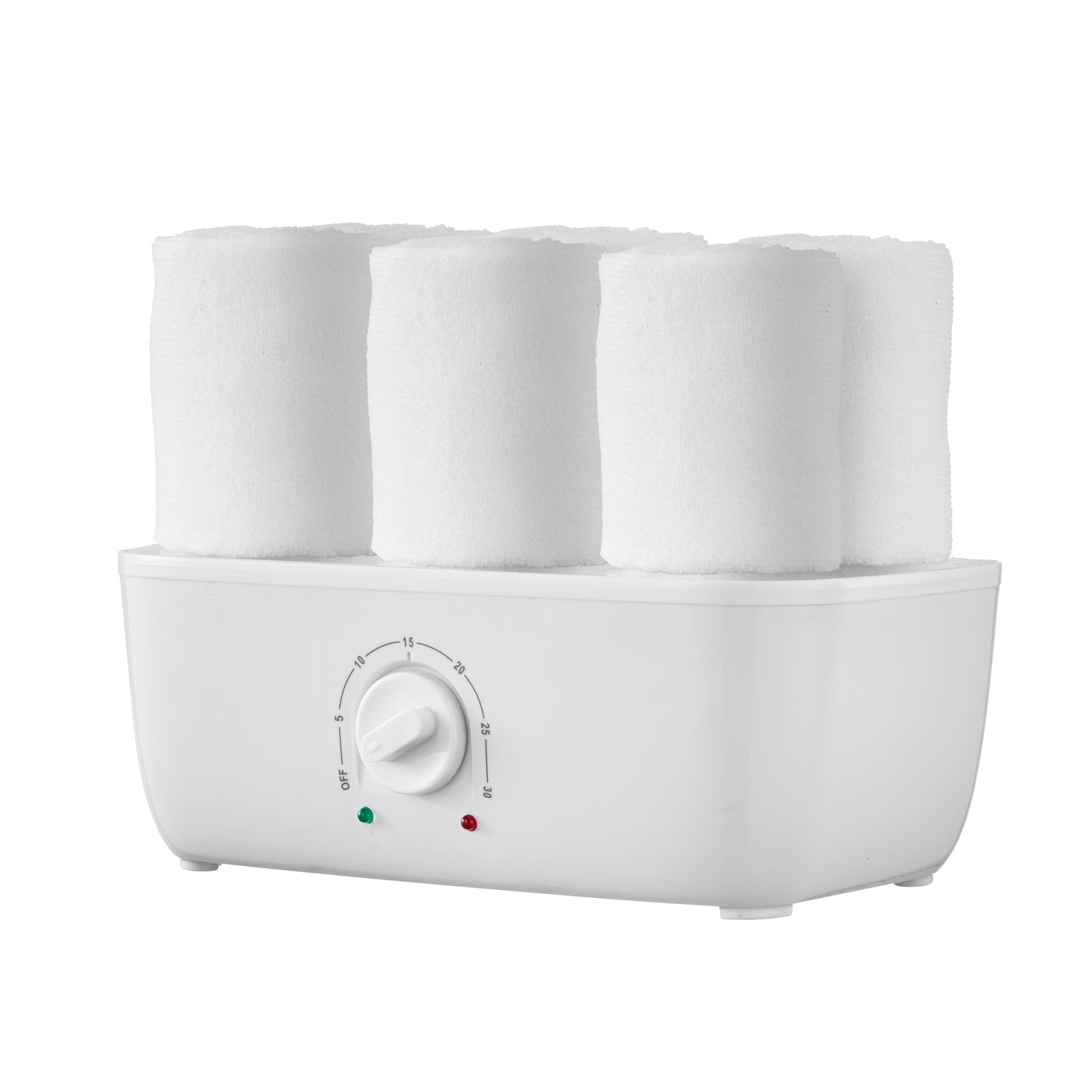 Hot Towel Warmer, 1.1 gal Small Towel Steamer with Clip & Indicator, Holds 12-15 Towels, Portable Facial Warmer Quickly Heats Up in 5 Minutes, for Spa, Barber, Manicures, Massage, Salon, White
