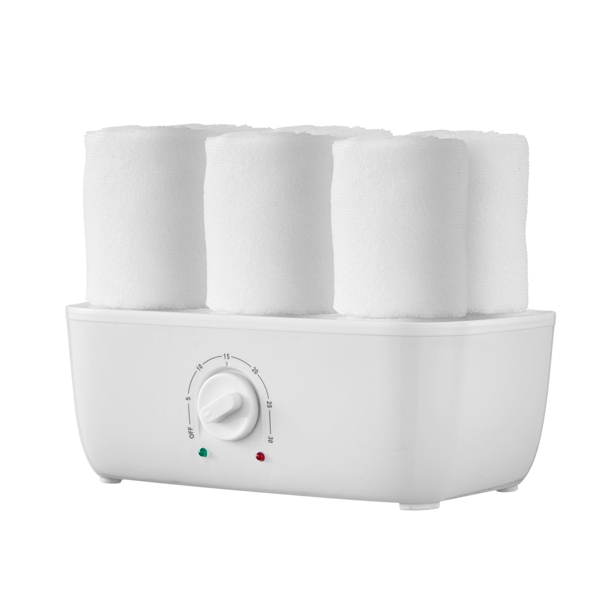 Hot Towel Warmer, 1.1 gal Small Towel Steamer with Clip & Indicator, Holds 12-15 Towels, Portable Facial Warmer Quickly Heats Up in 5 Minutes, for Spa, Barber, Manicures, Massage, Salon, White