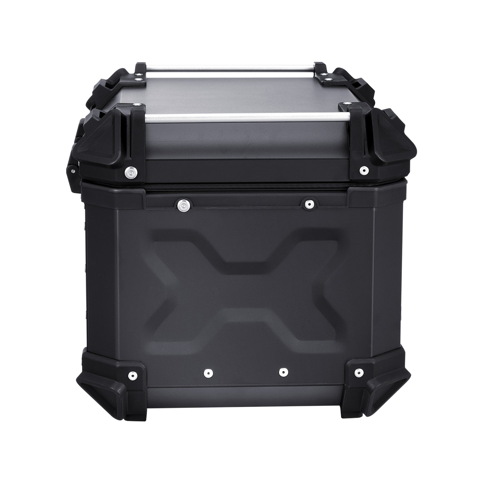 55L Motorcycle Top Case Universal Motorbike Tail Box with Leather Lining