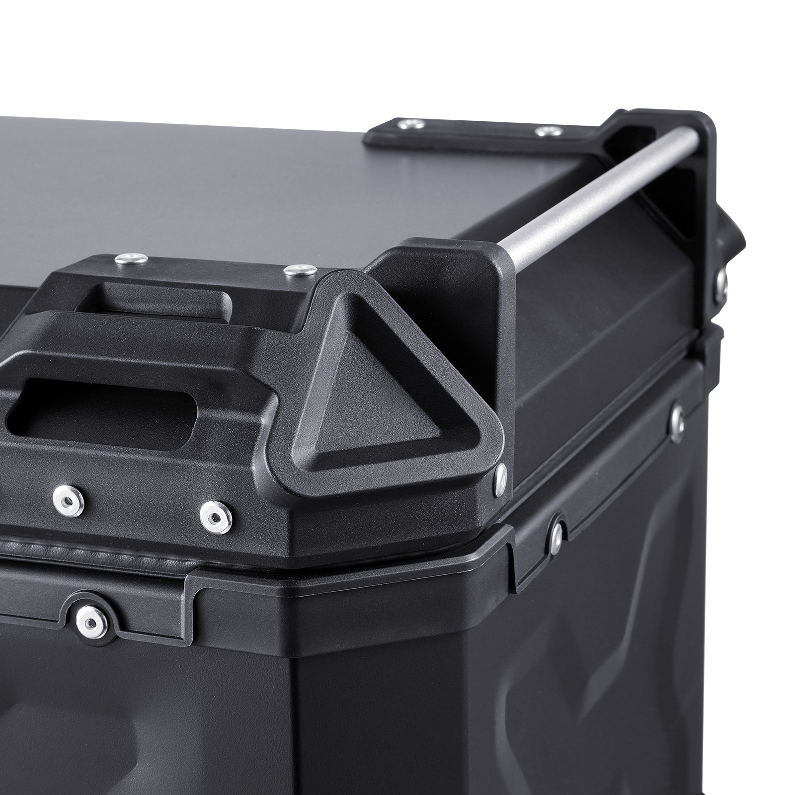 55L Motorcycle Top Case Universal Motorbike Tail Box with Leather Lining