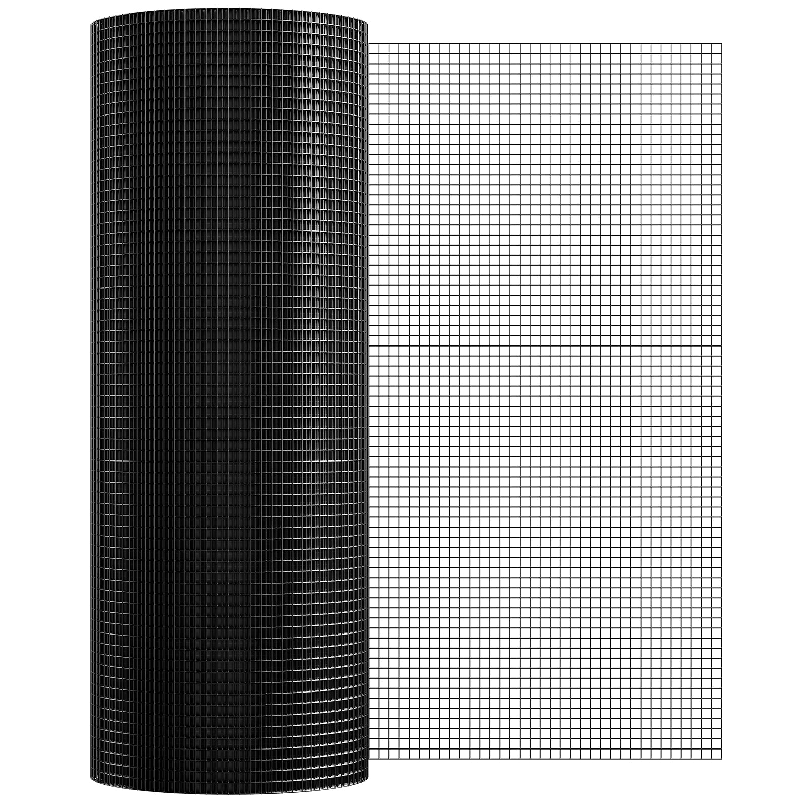 Hardware Cloth, 36'' x 100' Galvanized Wire Mesh Roll, 19 Gauge Chicken Wire Fence Roll, Vinyl Coating Metal Wire Mesh for Chicken Coop Barrier, Rabbit Snake Fences, Poultry Enclosures