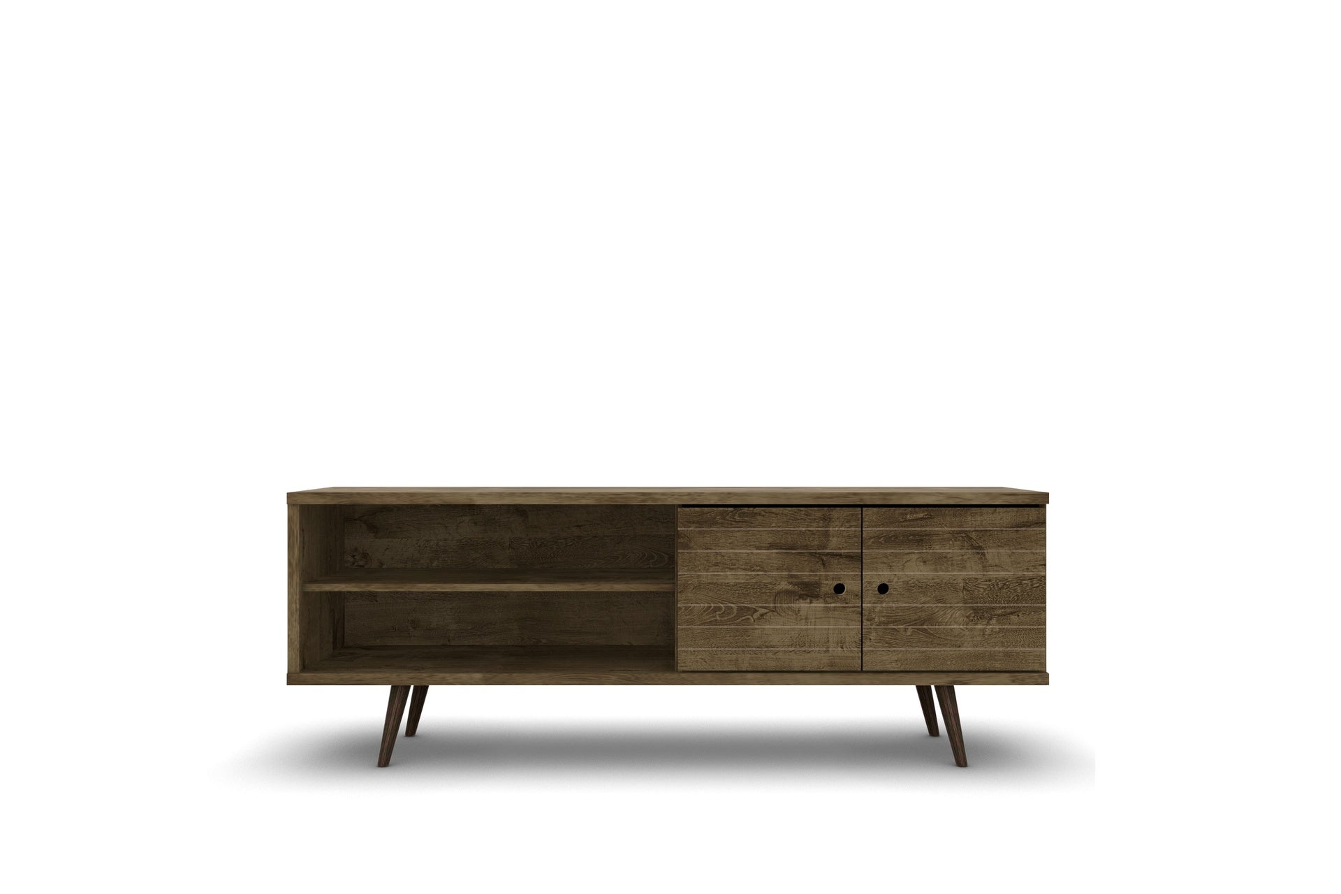 TV Stand in Rustic Brown