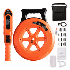 Pipe Blockage Detector Locators 100ft/30m Waterproof for PVC Plastic Metal