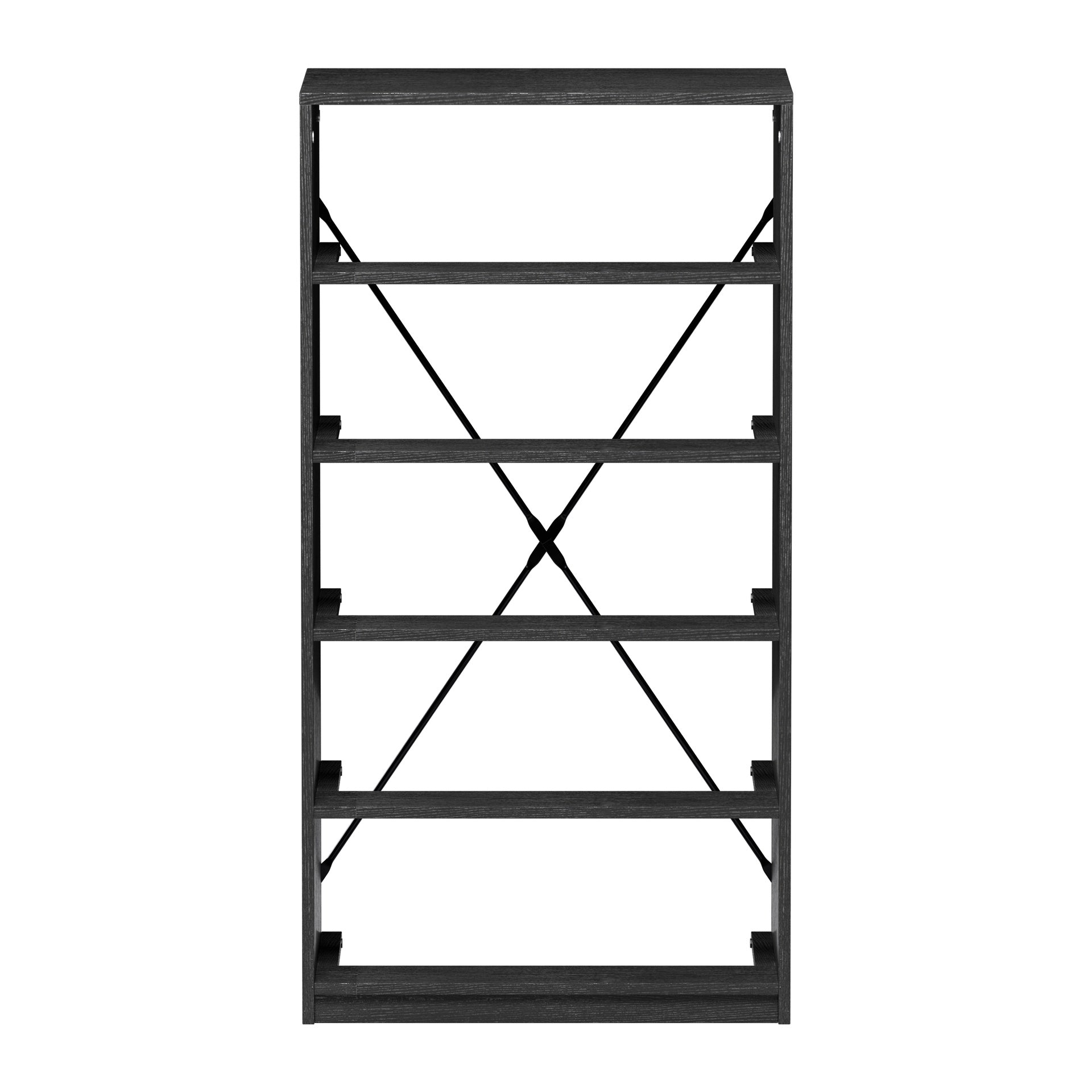 5-Drawer Dresser with Large Fabric Drawers, Black