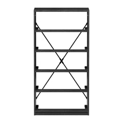 5-Drawer Dresser with Large Fabric Drawers, Black