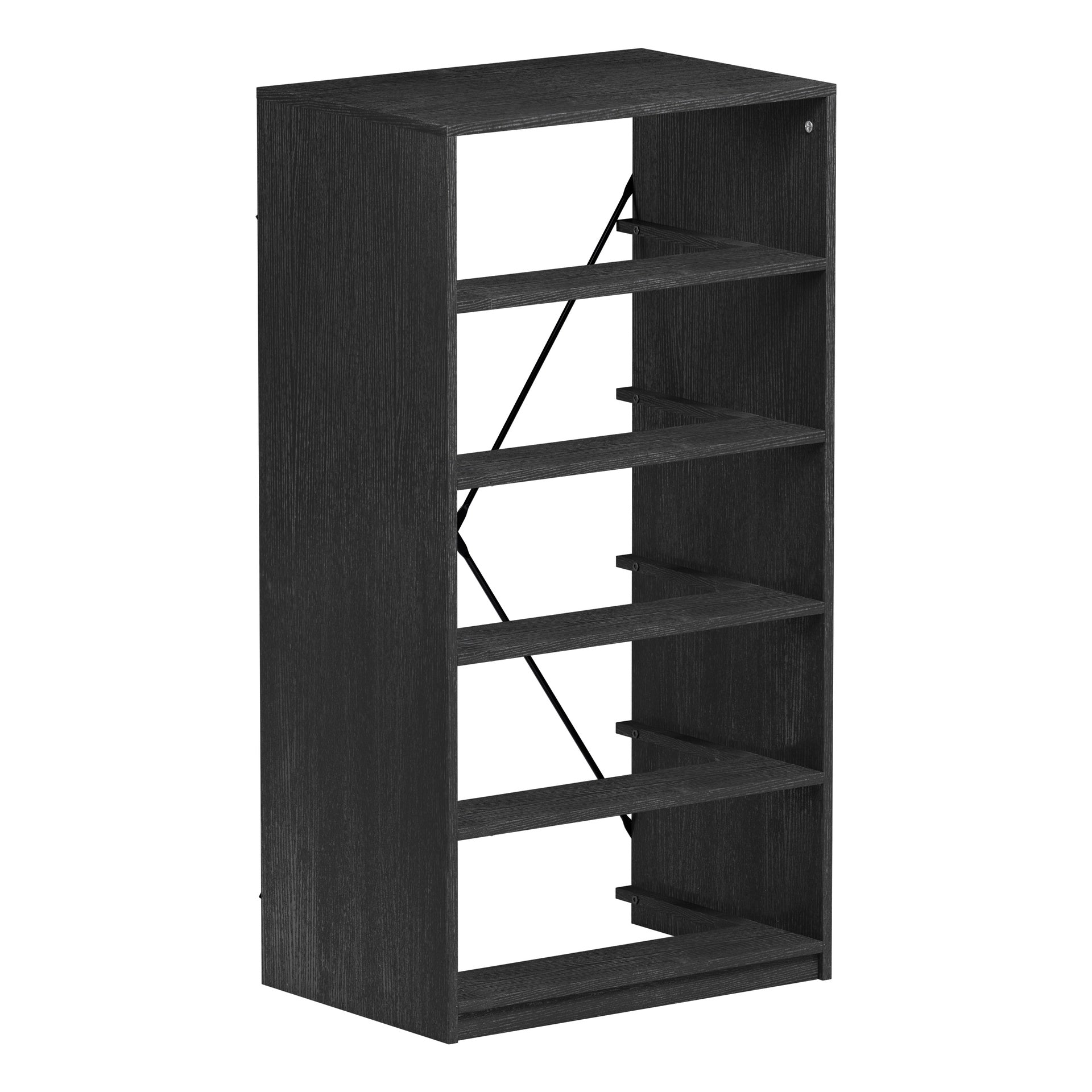 5-Drawer Dresser with Large Fabric Drawers, Black