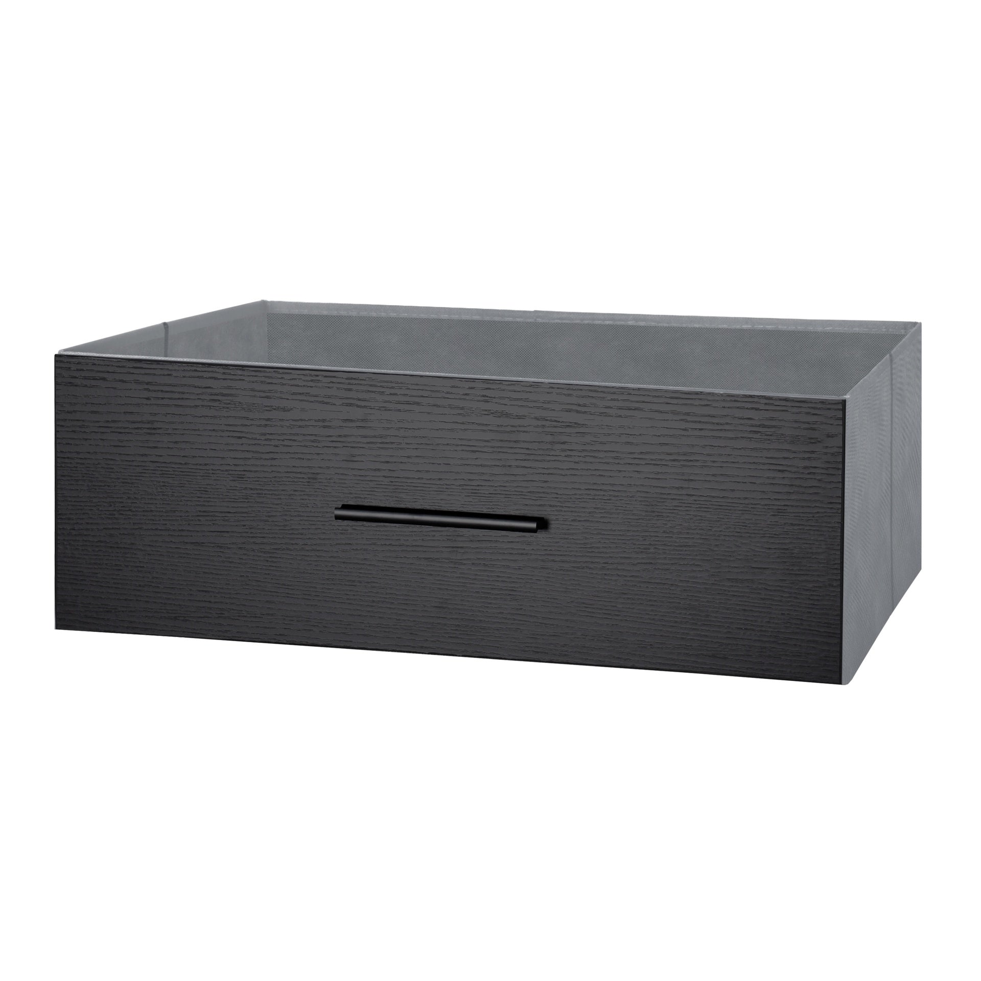 5-Drawer Dresser with Large Fabric Drawers, Black