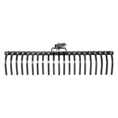 Tow Behind Landscape Rake, 60" Tow Dethatcher with 21 Steel Coil Tines, Lawn Dethatcher Rake Attaches to 48" or 60" Toolbars and 3-point Suspension Systems, for Leaves, Pine Needles, and Grass