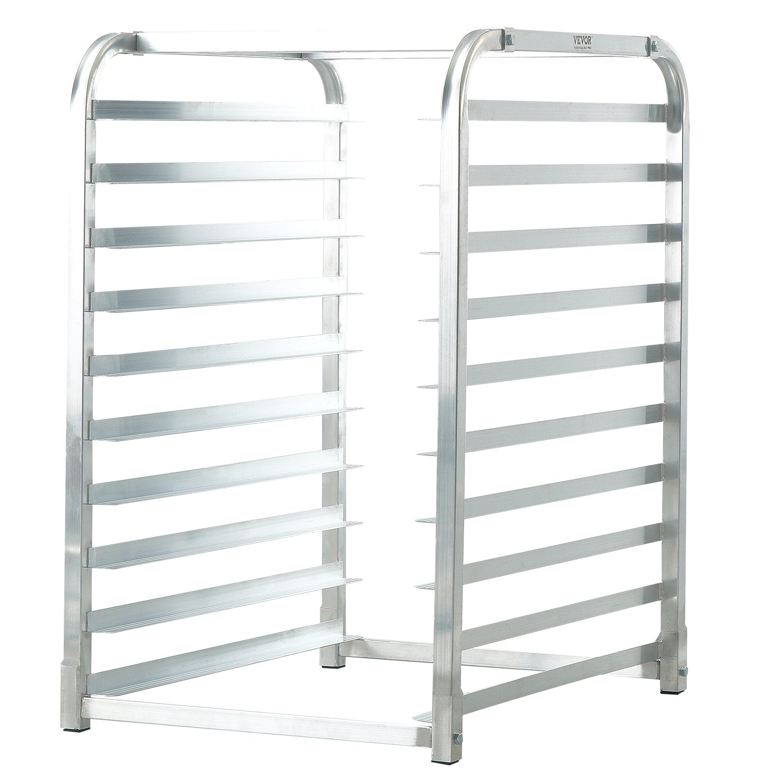 Bun Pan Rack, 10-Tier Commercial Bakery Racks with Brake Wheels, Aluminum Racking Trolley Storage for Half & Full Sheet, Speed Rack For Kitchen Home, Bread Baking Equipment, 26"L x 20.3"W x 39"H