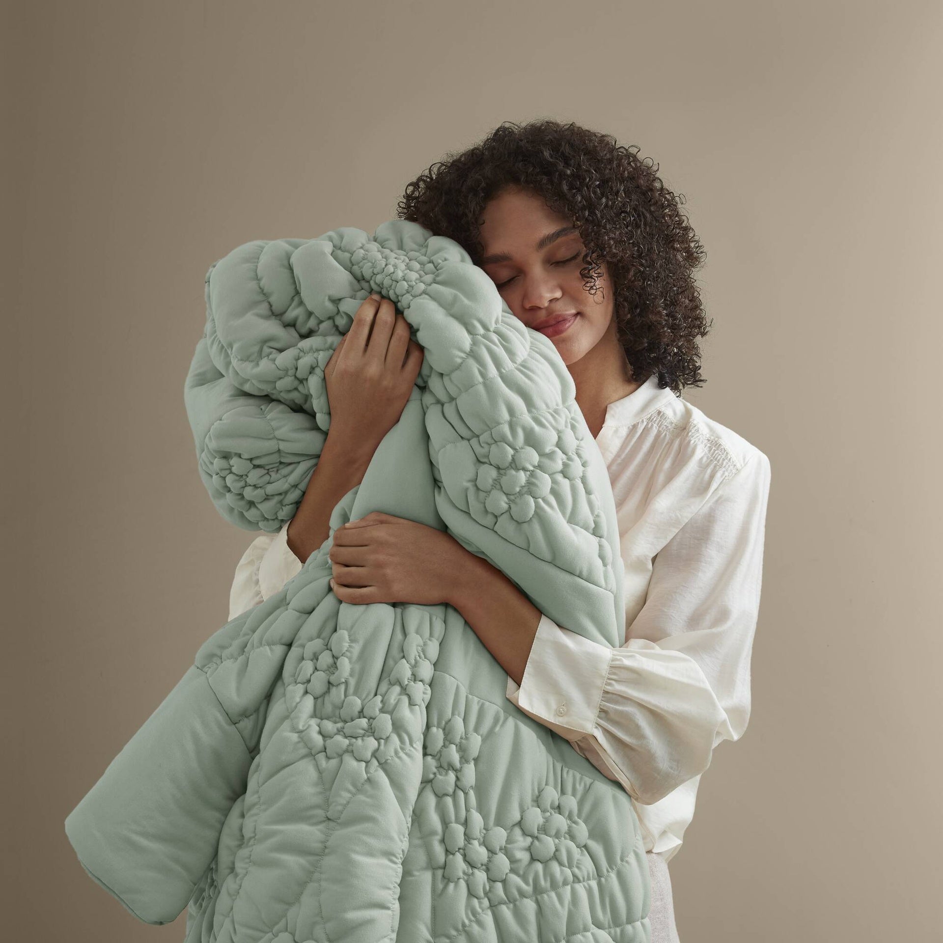 3-Piece Full/Queen Comforter Set,Sage