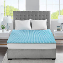 All Season Reversible Hypoallergenic 1.5" Cooling Mattress Topper