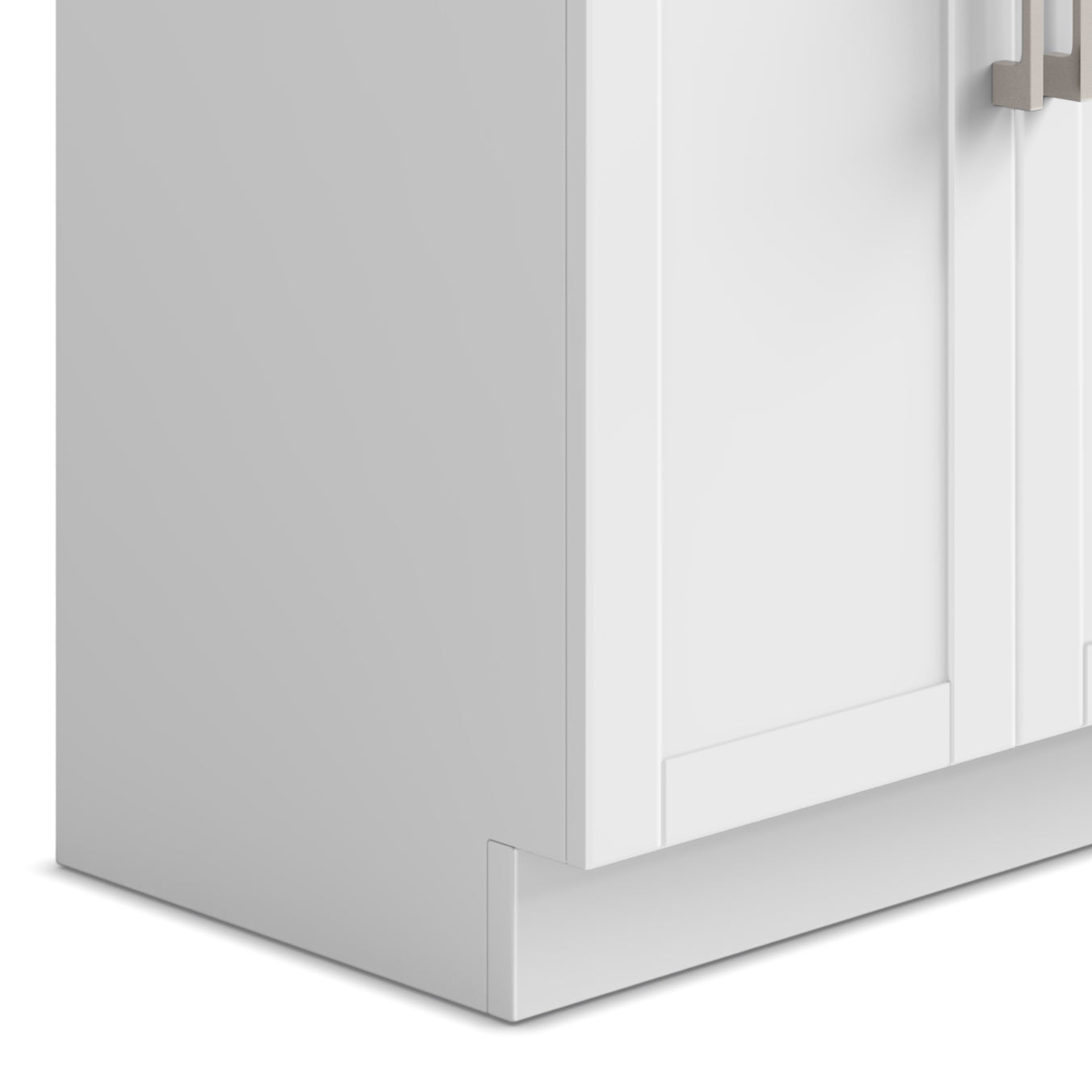Hennessy - Deluxe 28" Laundry Cabinet with Faucet and Stainless Steel Sink - White